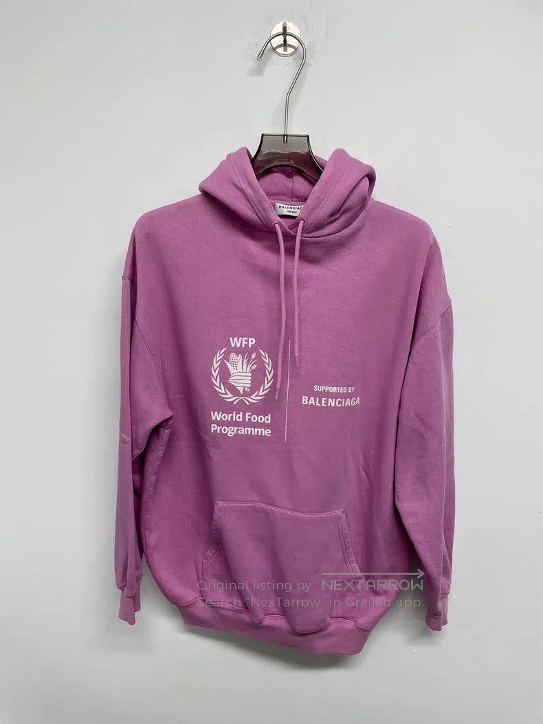 Balenciaga Balenciaga Wheat Ear Hoodie, Pink, Size XS Size US XS / EU 42 / 0 - 1 Thumbnail