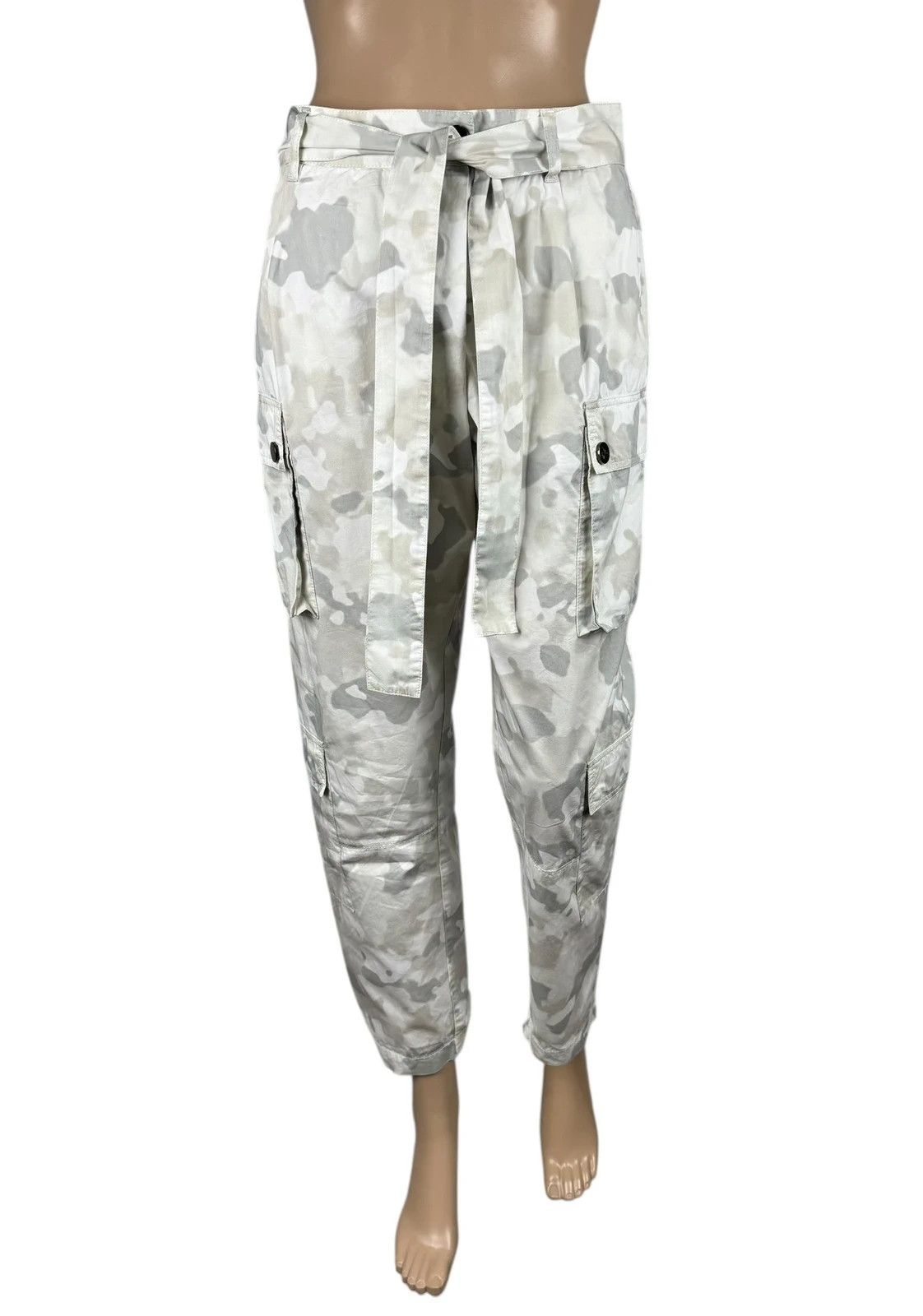 Pinko Pinko Camouflage Cargo Pants Crop Belted size GB8 I40 Size 27" / US 4 / IT 40 - 1 Thumbnail