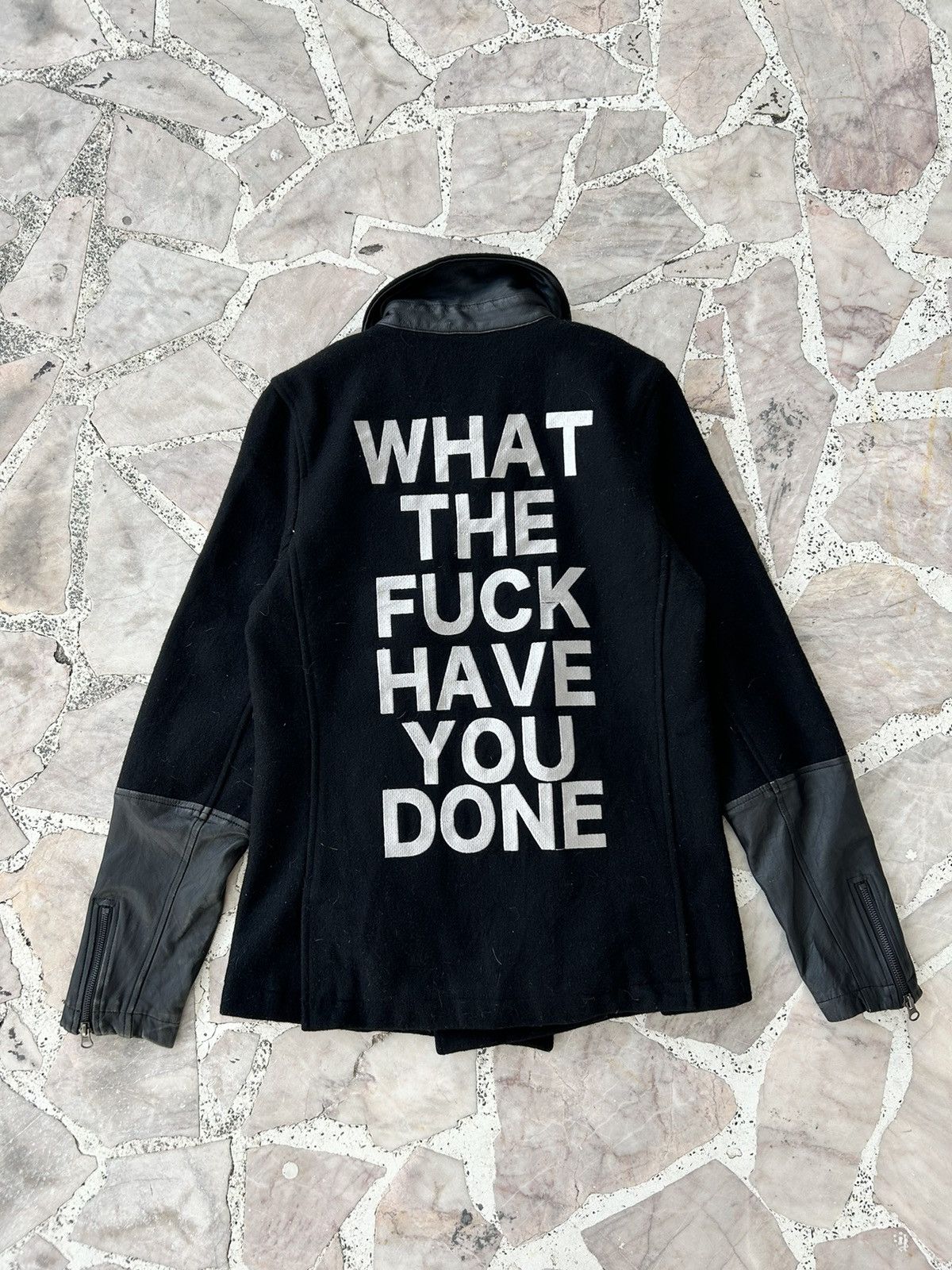 image of Devilock What Have You Done Embroidered Japan Design Blaze in Black, Women's (Size Medium)