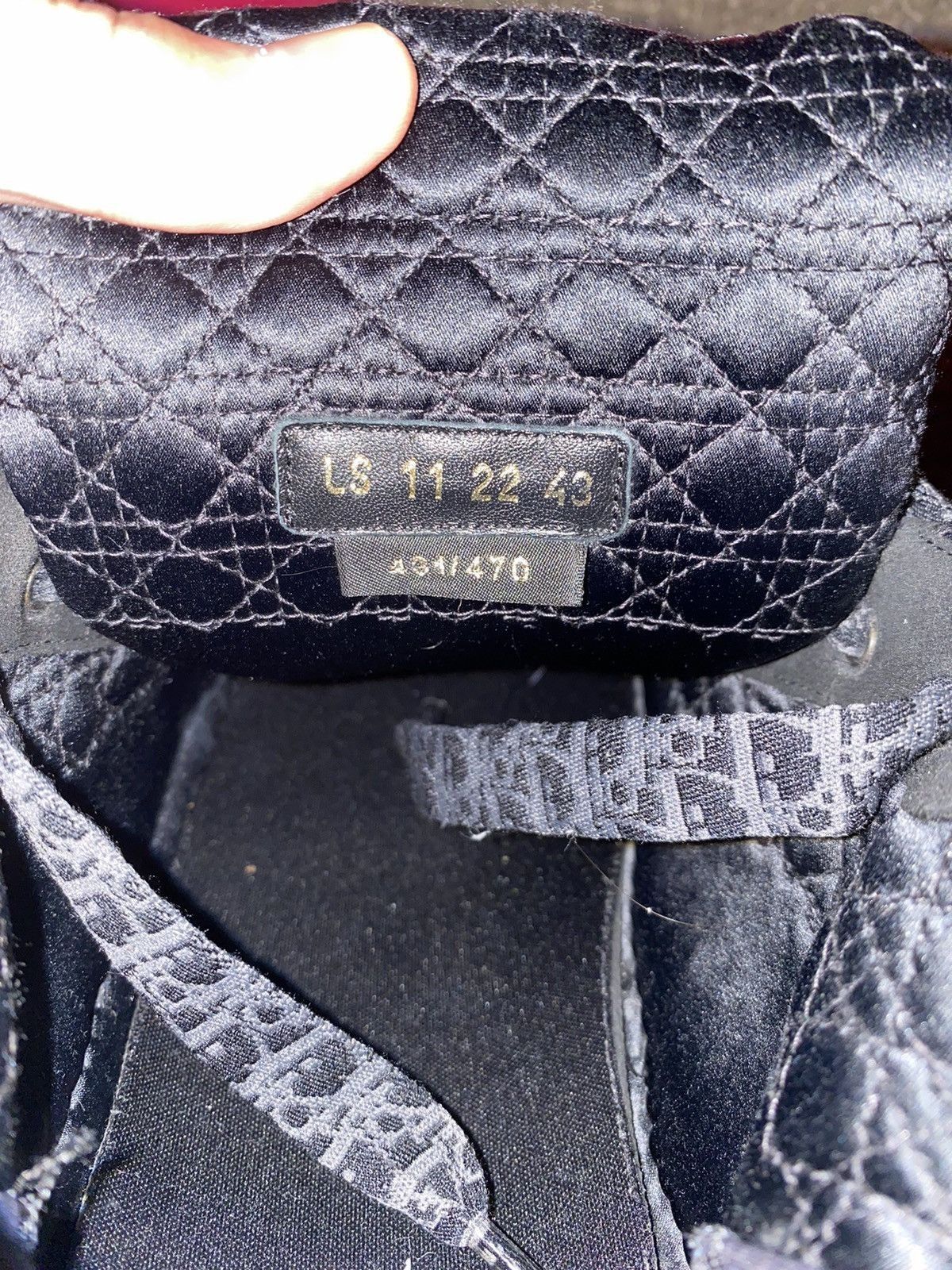 Dior Dior ERL B9S Black Quilted Cannage Calfskin Size US 10 / EU 43 - 3 Thumbnail