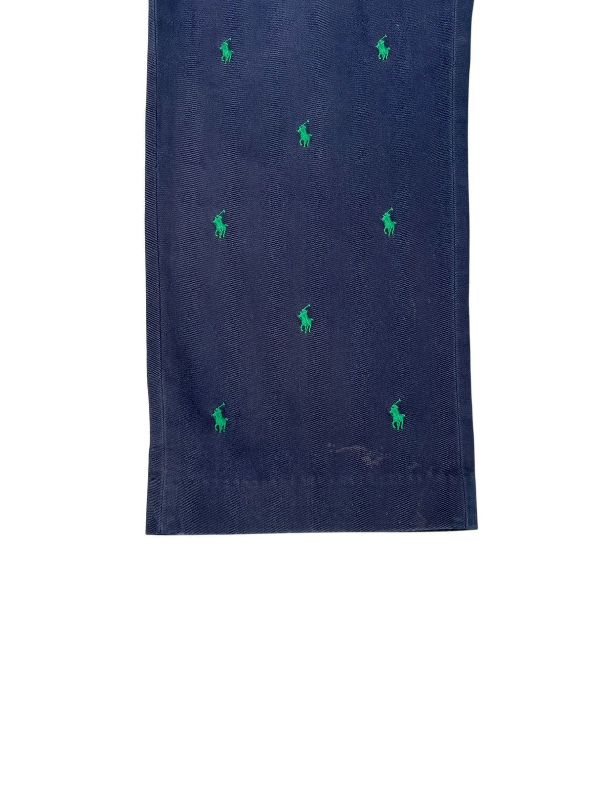 Polo Ralph Lauren Vintage 90s Polo Ralph Lauren Small Pony Faded Navy Trouser Size US 38 / EU 54 - 10 Thumbnail
