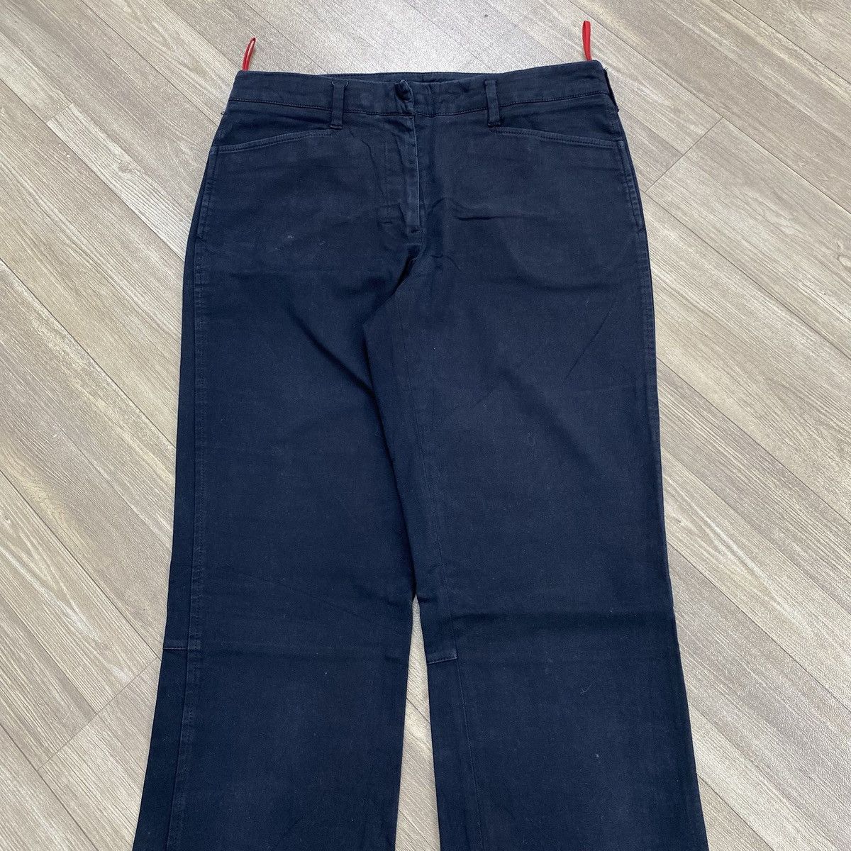 Prada Vintage Prada Flared Pants Trousers Luxury Italian Designer Size US 29 - 2 Thumbnail