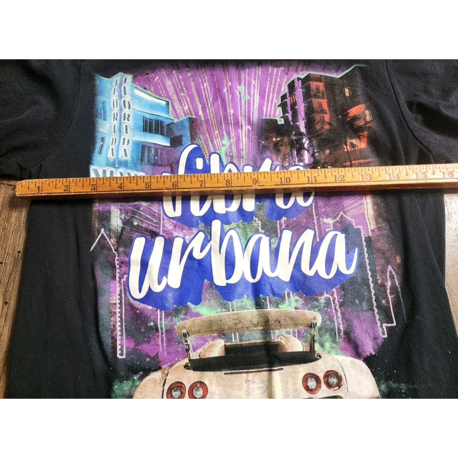 Gildan Mens S T Shirt Black Gildan 2021 Vibra Urbana Reggaeton Festival Miami FL Short Sleeve Crew Neck Size US S / EU 44-46 / 1 - 3 Thumbnail