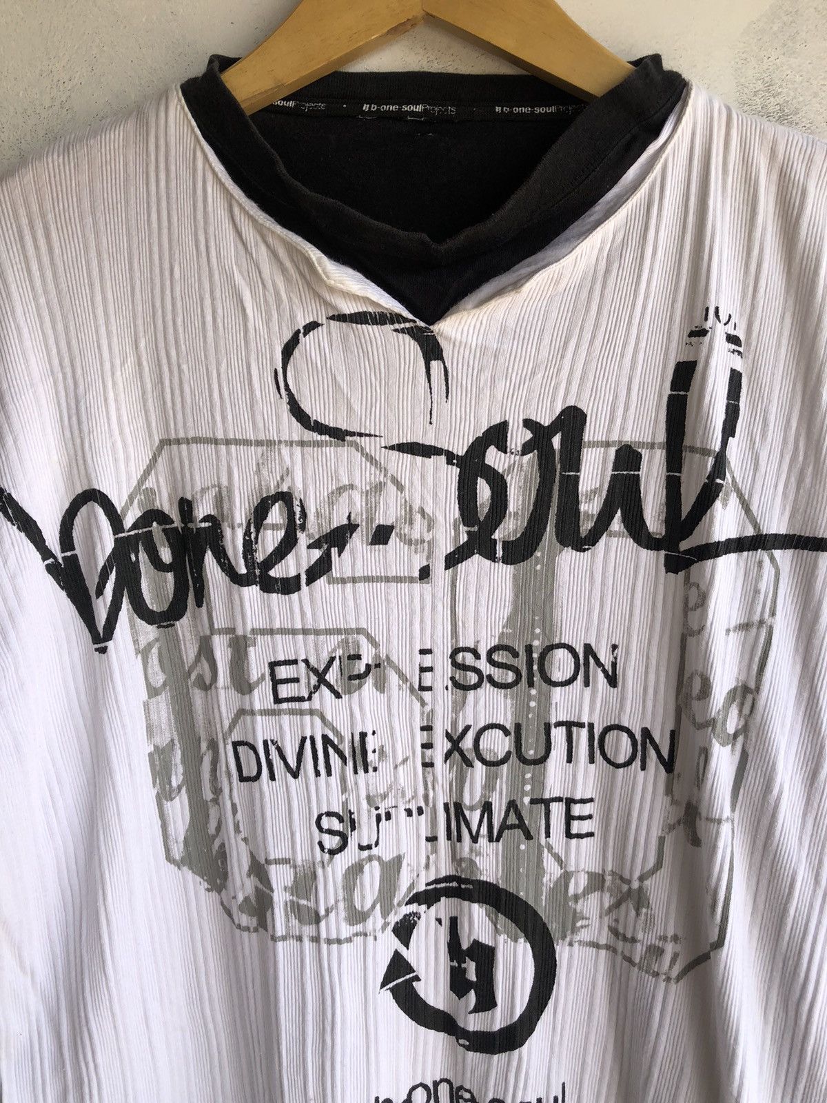 If Six Was Nine Japan Poem Double Layer B-one-soul Rock Punk Style Size US XL / EU 56 / 4 - 6 Thumbnail