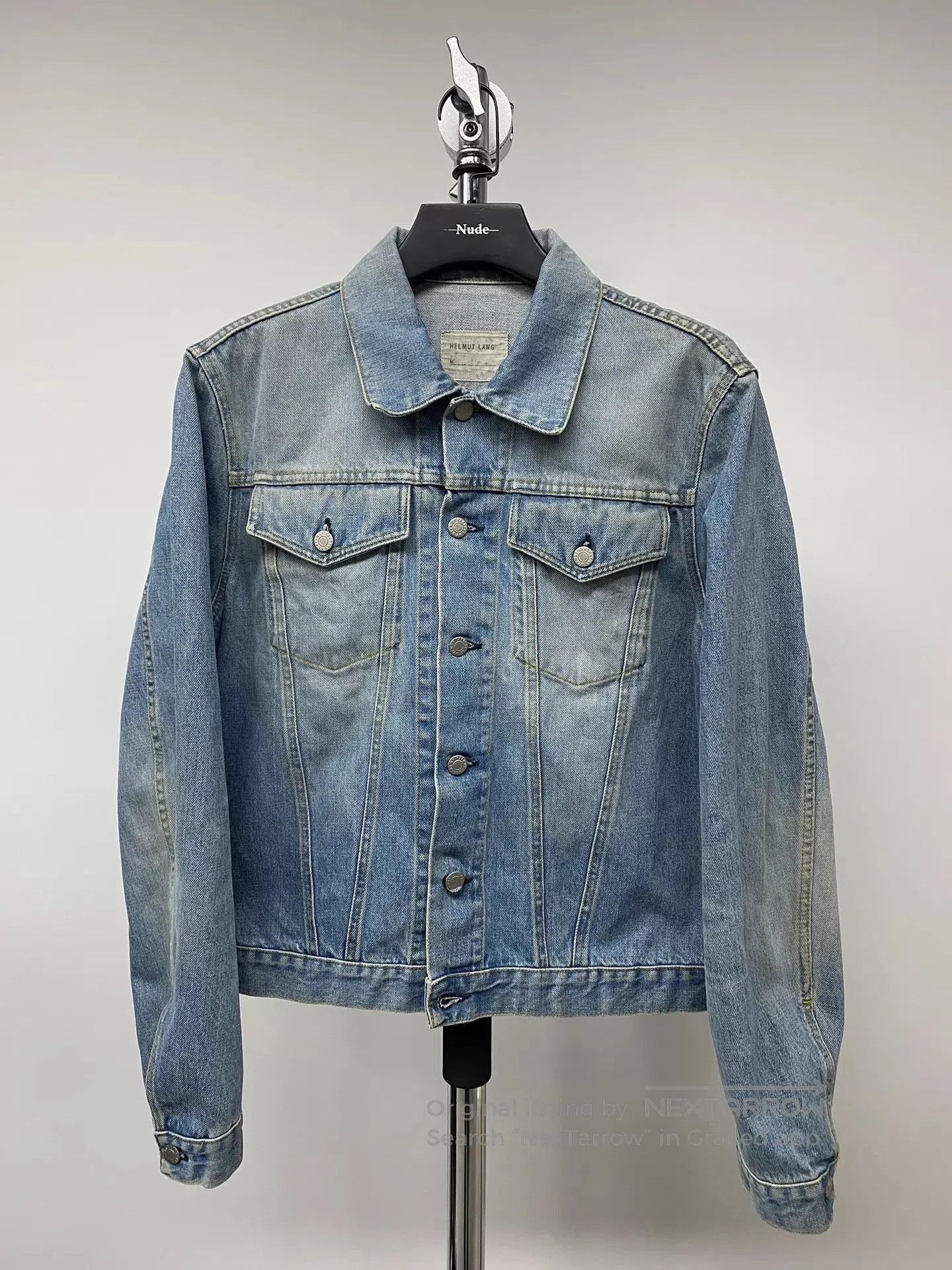 Helmut Lang Blue Denim Jacket Size M. Size US M / EU 48-50 / 2 - 1 Thumbnail