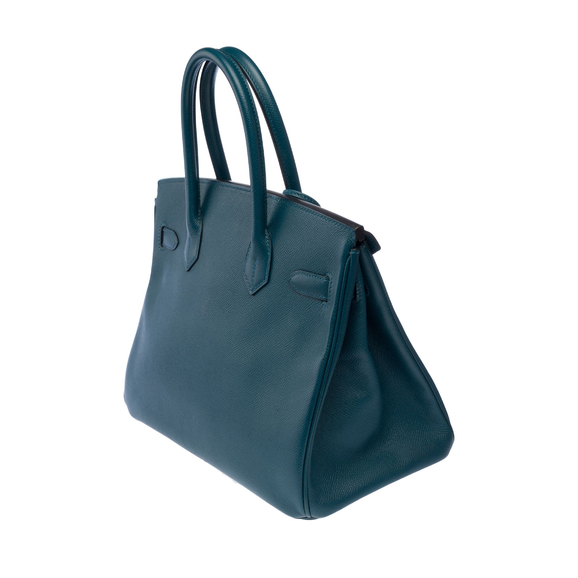 Hermes Hermes Birkin 30 in Blue Leather Size ONE SIZE - 5 Thumbnail