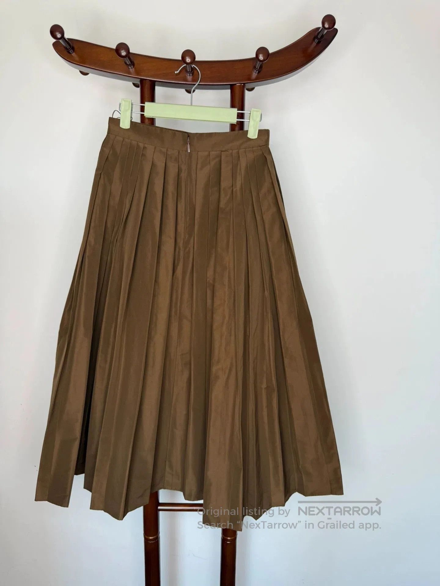 Fendi Fendi Pleated Cotton Skirt Size 38. Size US 38 / EU 54 - 5 Thumbnail