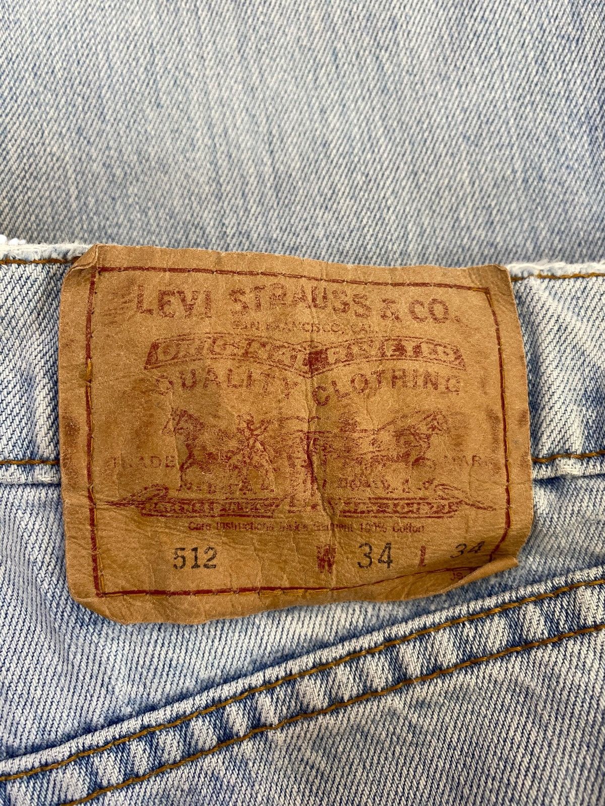 Levi's Vintage Levi’s Acid Light Wash Style Loose Jeans Size US 32 / EU 48 - 10 Thumbnail