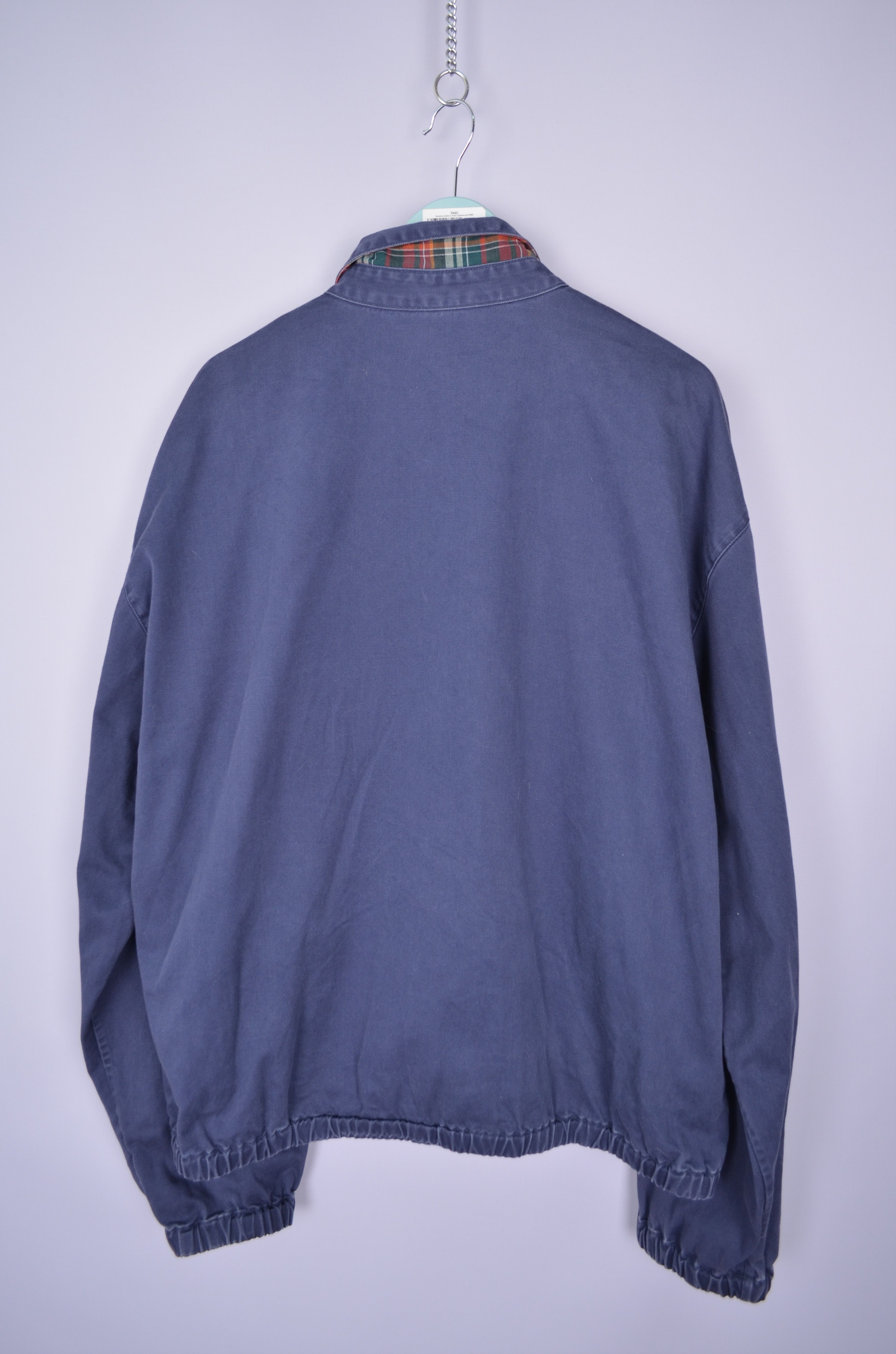 Polo Ralph Lauren × Vintage Polo Ralph Lauren Navy Bomber Jacket Vintage 90s Faded Size US XL / EU 56 / 4 - 7 Thumbnail