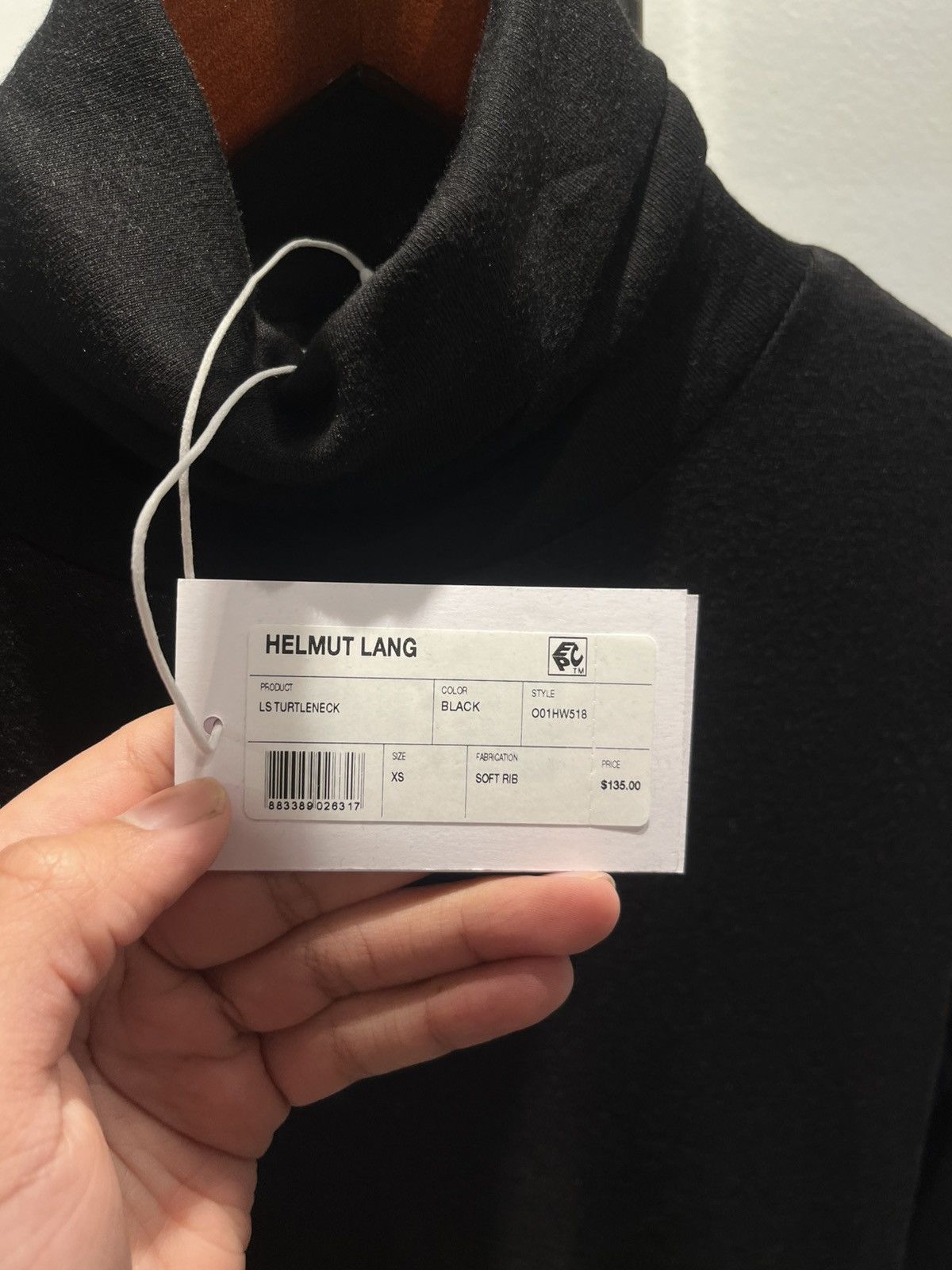 Helmut Lang Helmut Lang Long Sleeve Turtleneck Size XS / US 0-2 / IT 36-38 - 7 Thumbnail