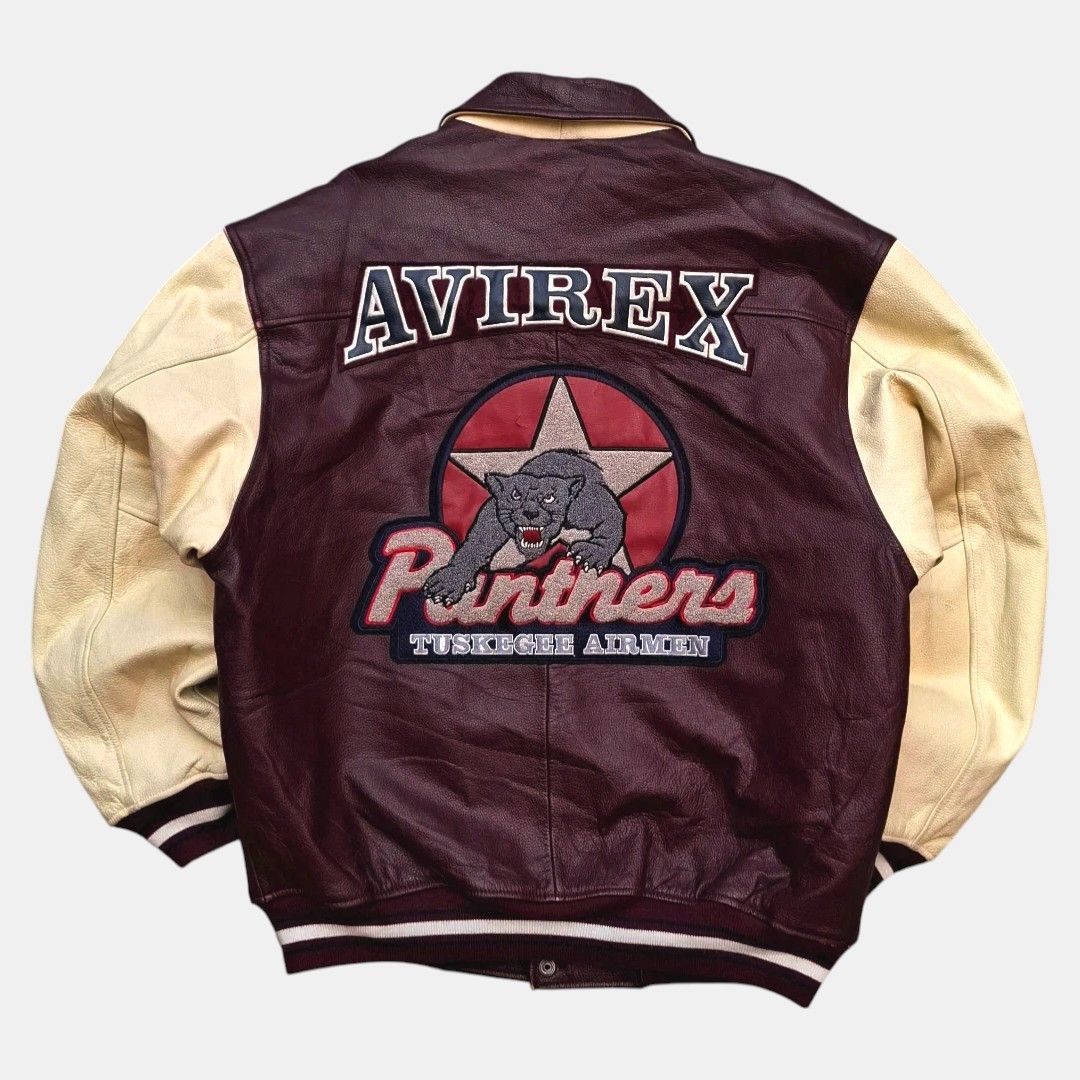 Avirex Authentic Avirex Tuskegee Airmen varsity leather-fashionella Size US L / EU 52-54 / 3 - 2 Thumbnail