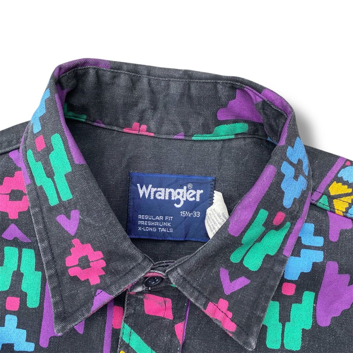 Wrangler Vintage 70s Wrangler Brushpopper Western Shirt. #F9 Size US L / EU 52-54 / 3 - 3 Thumbnail