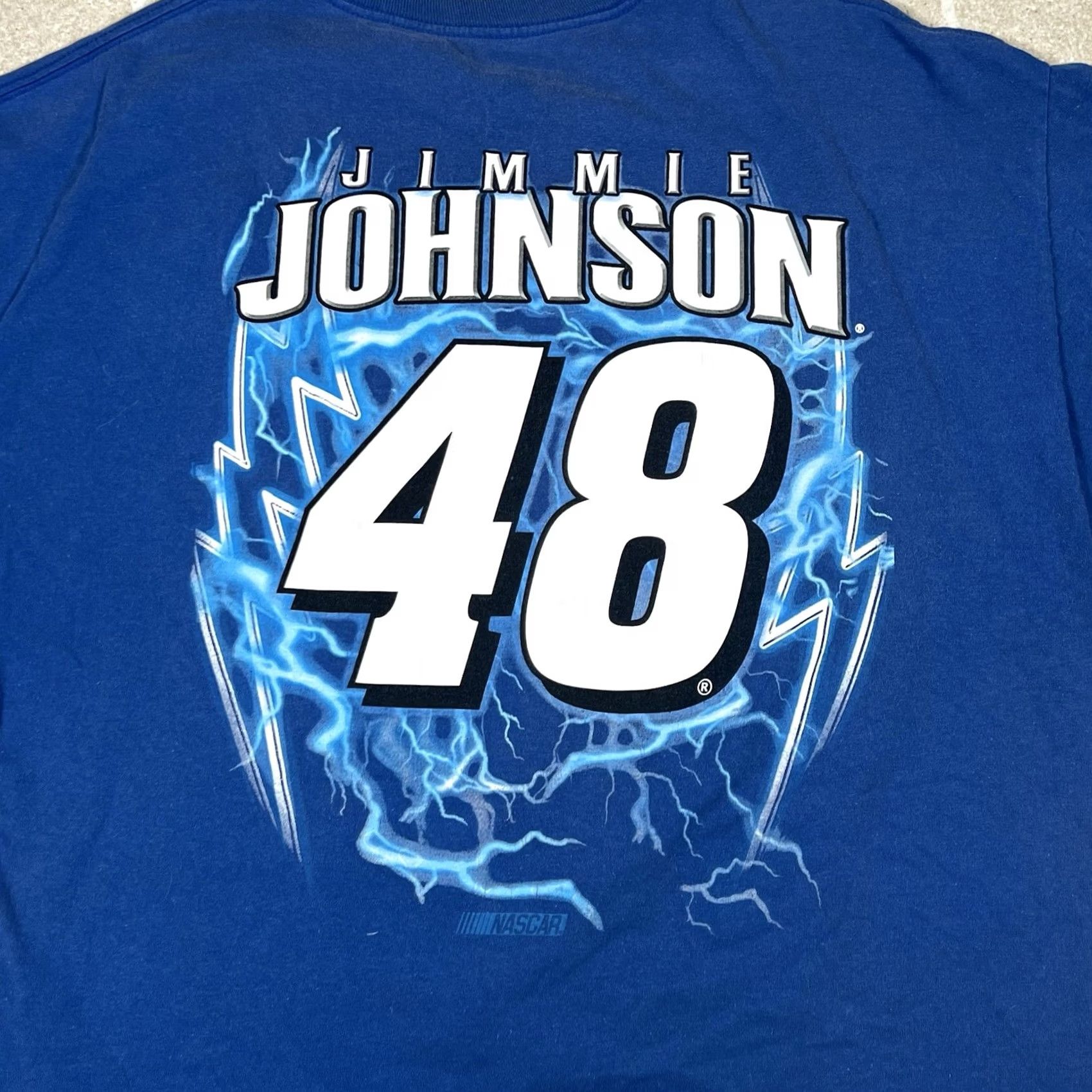 NASCAR Jimmie Johnson Shirt Mens 2XL NASCAR Blue Racing Hendrick Motorsport T-Shirt Size US XXL / EU 58 / 5 - 4 Thumbnail