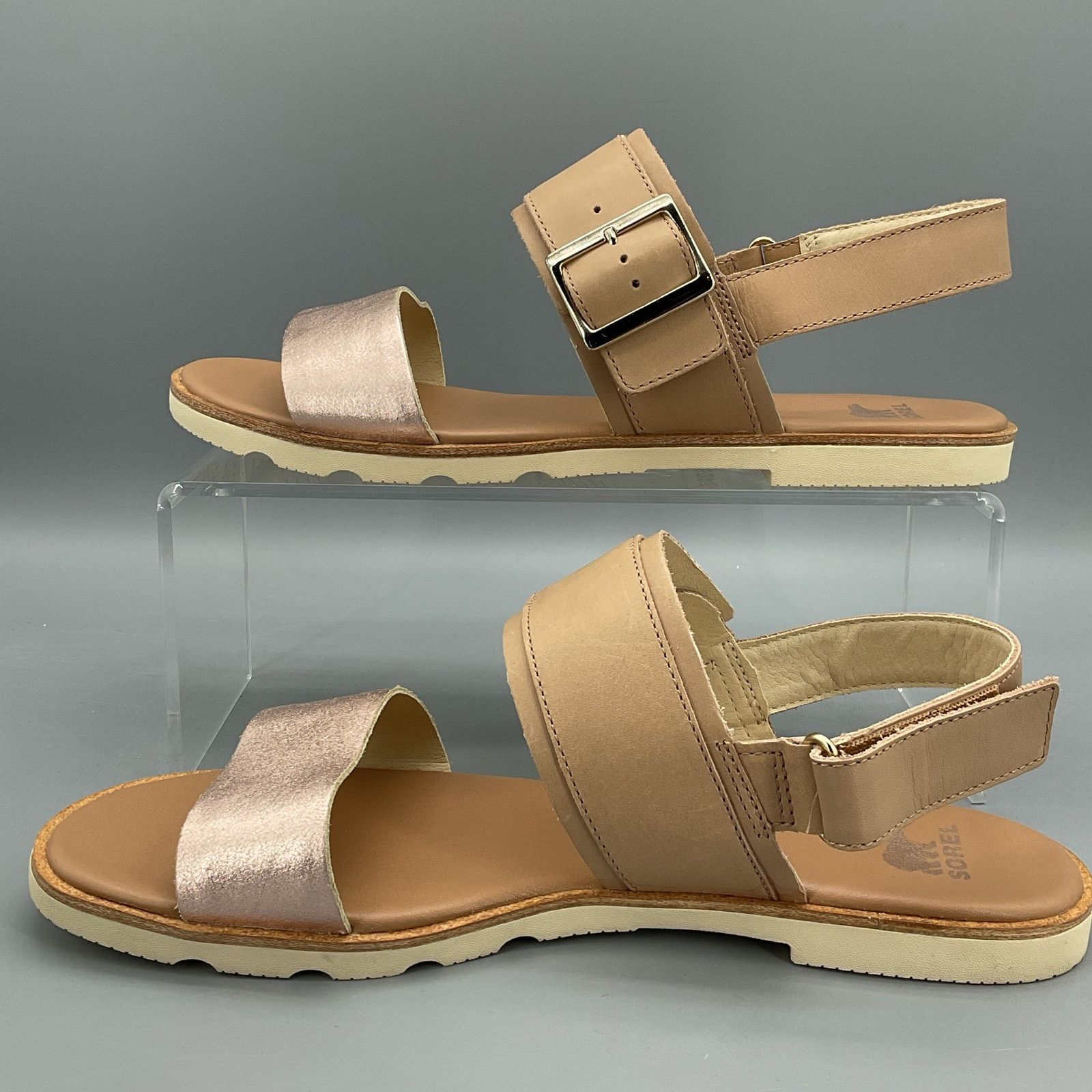 SOREL NEW Sorel Women Ella III Slingback Sandal Beige Size 9.5 Size US 9.5 / IT 39.5 - 2 Thumbnail