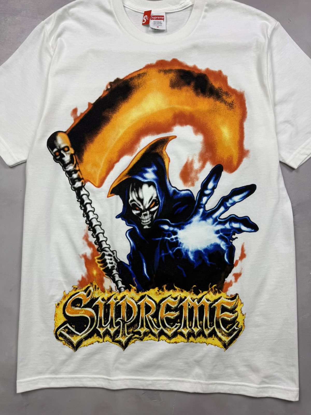 Supreme Ss26 Supreme Grim Reaper Tee Size US M / EU 48-50 / 2 - 2 Thumbnail