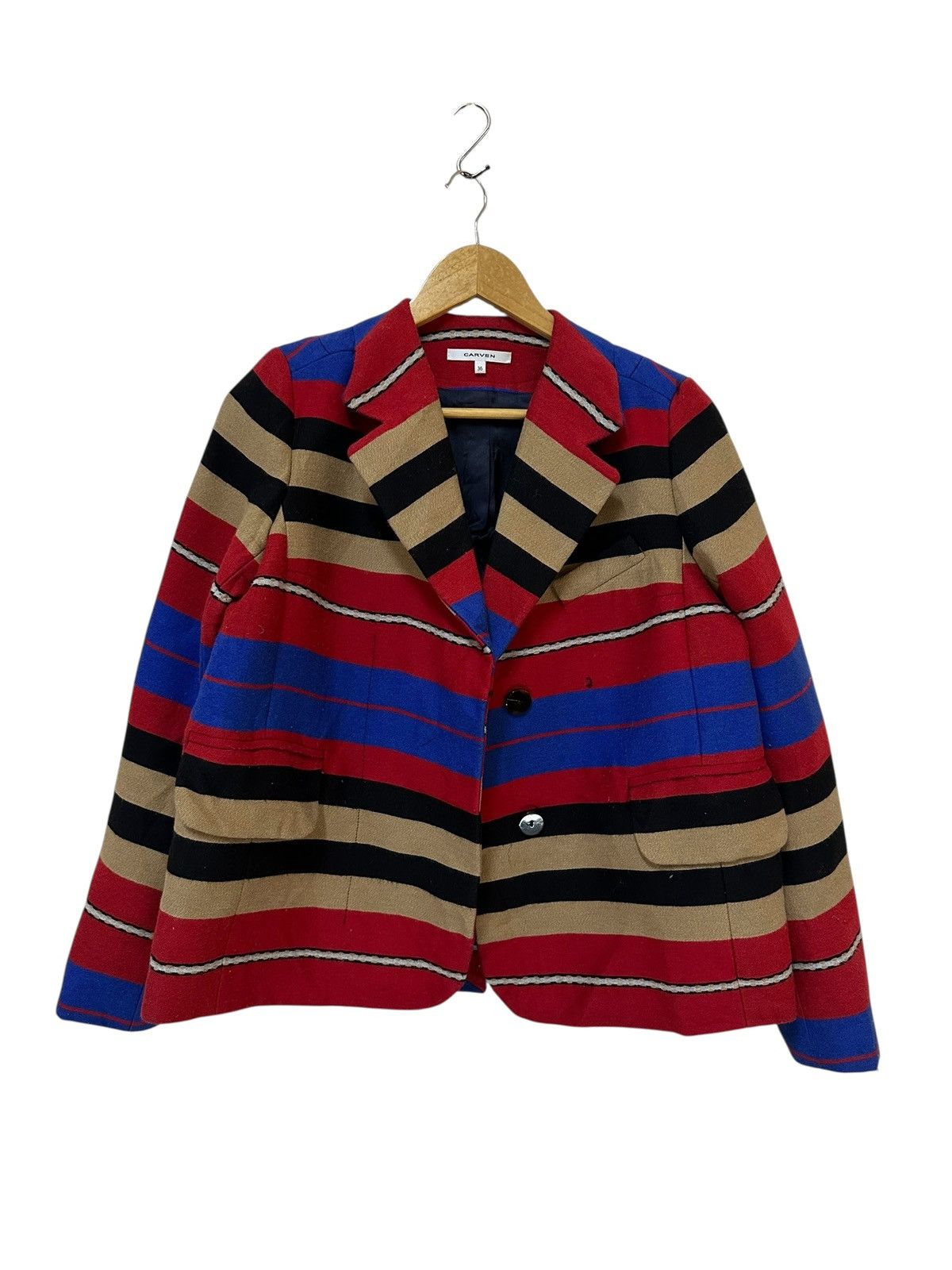Carven Carven Stripes Jacket Size XS / US 0-2 / IT 36-38 - 1 Thumbnail