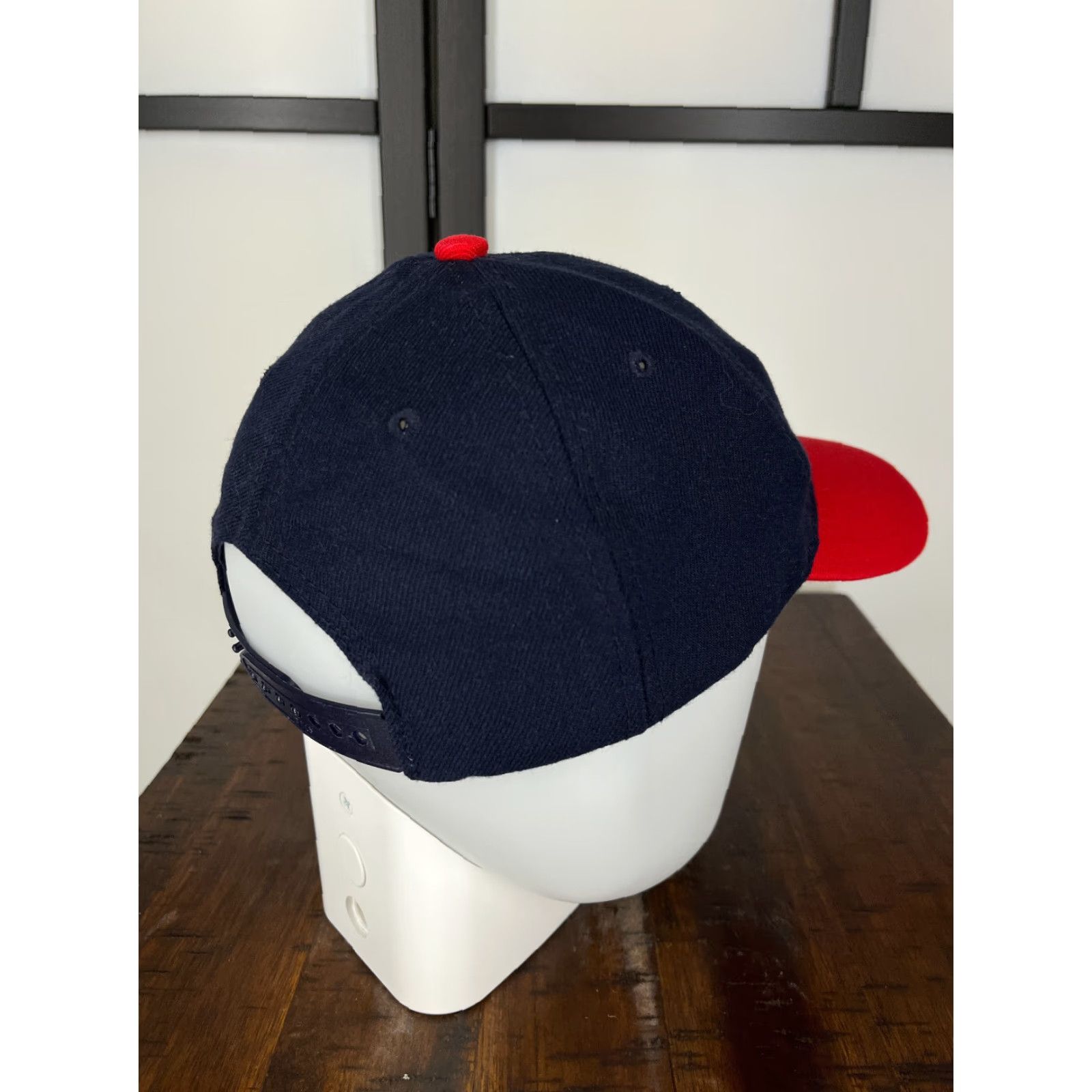 Vintage Lewis University Hat Cap Snap Back Adult One Size Red Blue Embroider Wool Blend Size ONE SIZE - 7 Thumbnail