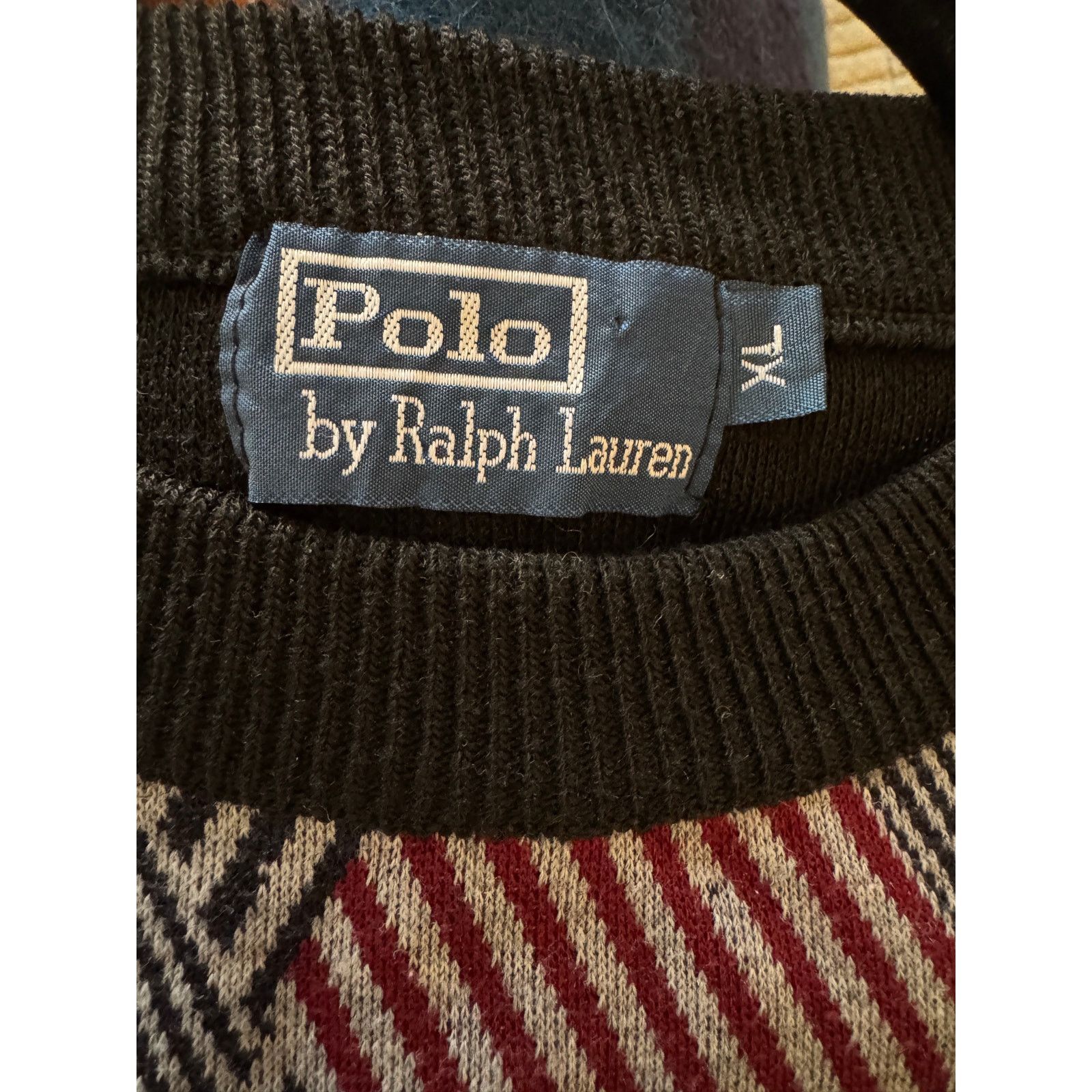 Polo Ralph Lauren Polo Ralph Lauren Multicolor Polyester Crewneck Size US XL / EU 56 / 4 - 3 Thumbnail