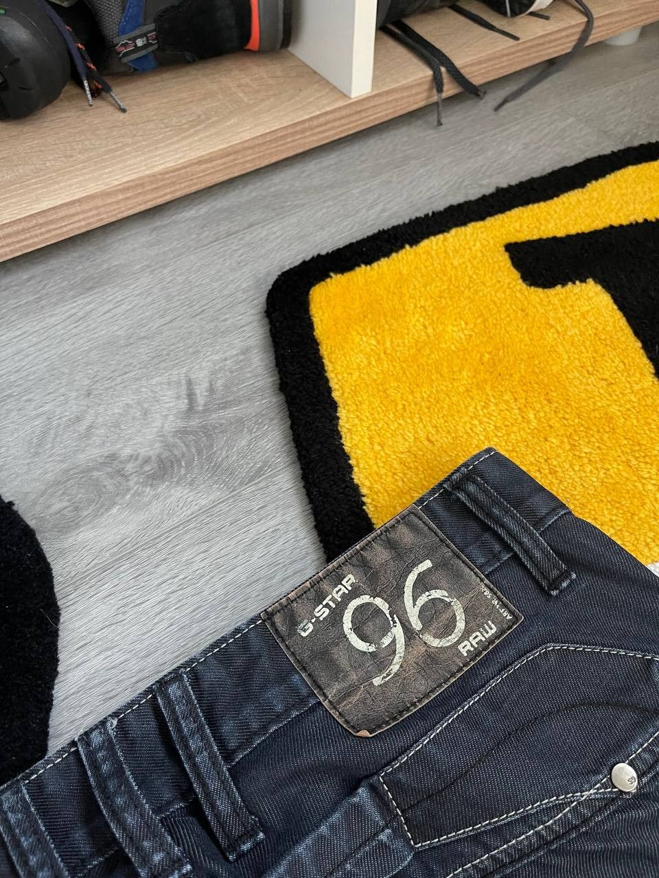 G-Star × Streetwear × Vintage G-Star Raw Men's Tapered Embro 96 Denim Y2K Jeans Size US 30 / EU 46 - 7 Thumbnail