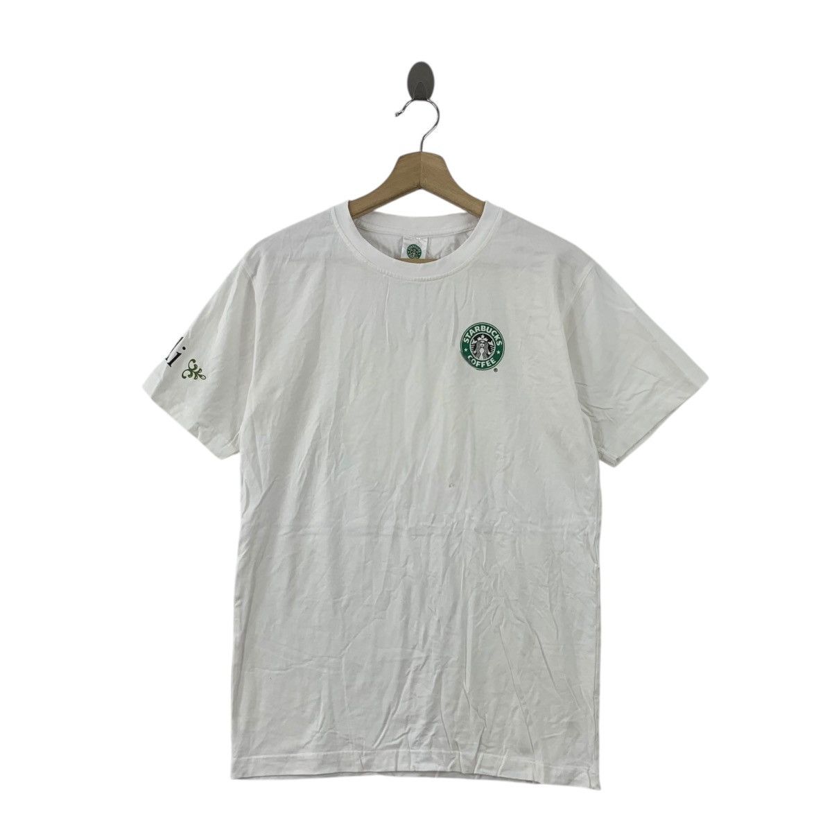 Vintage STARBUCKS BALI COLLECTION Aboriginal Goddess Tee Shirt Top Size S / US 4 / IT 40 - 1 Thumbnail
