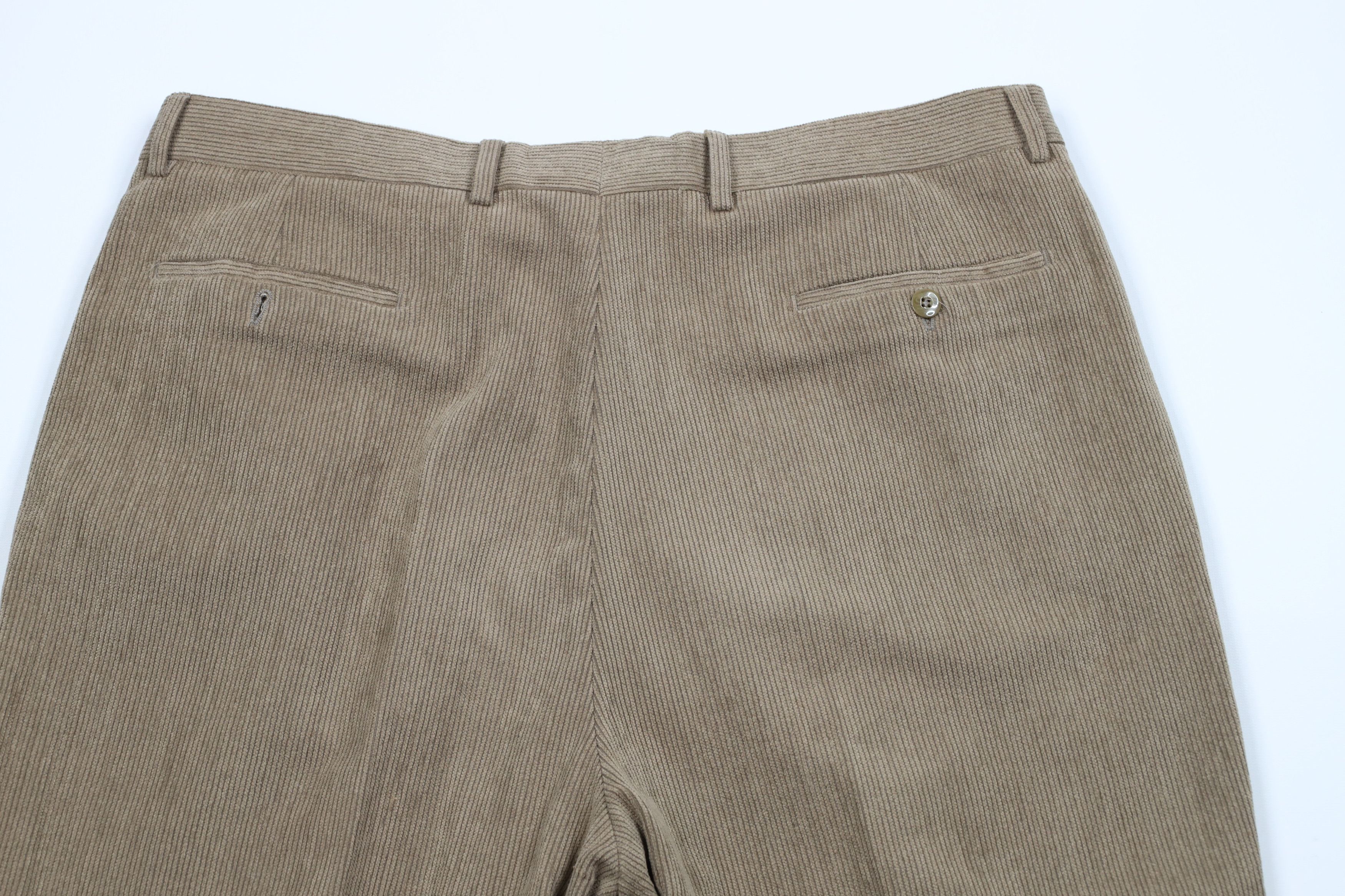St. Croix × Vintage Vintage 90s St Croix Wide Leg Wool Blend Corduroy Pants Size US 38 / EU 54 - 9 Thumbnail