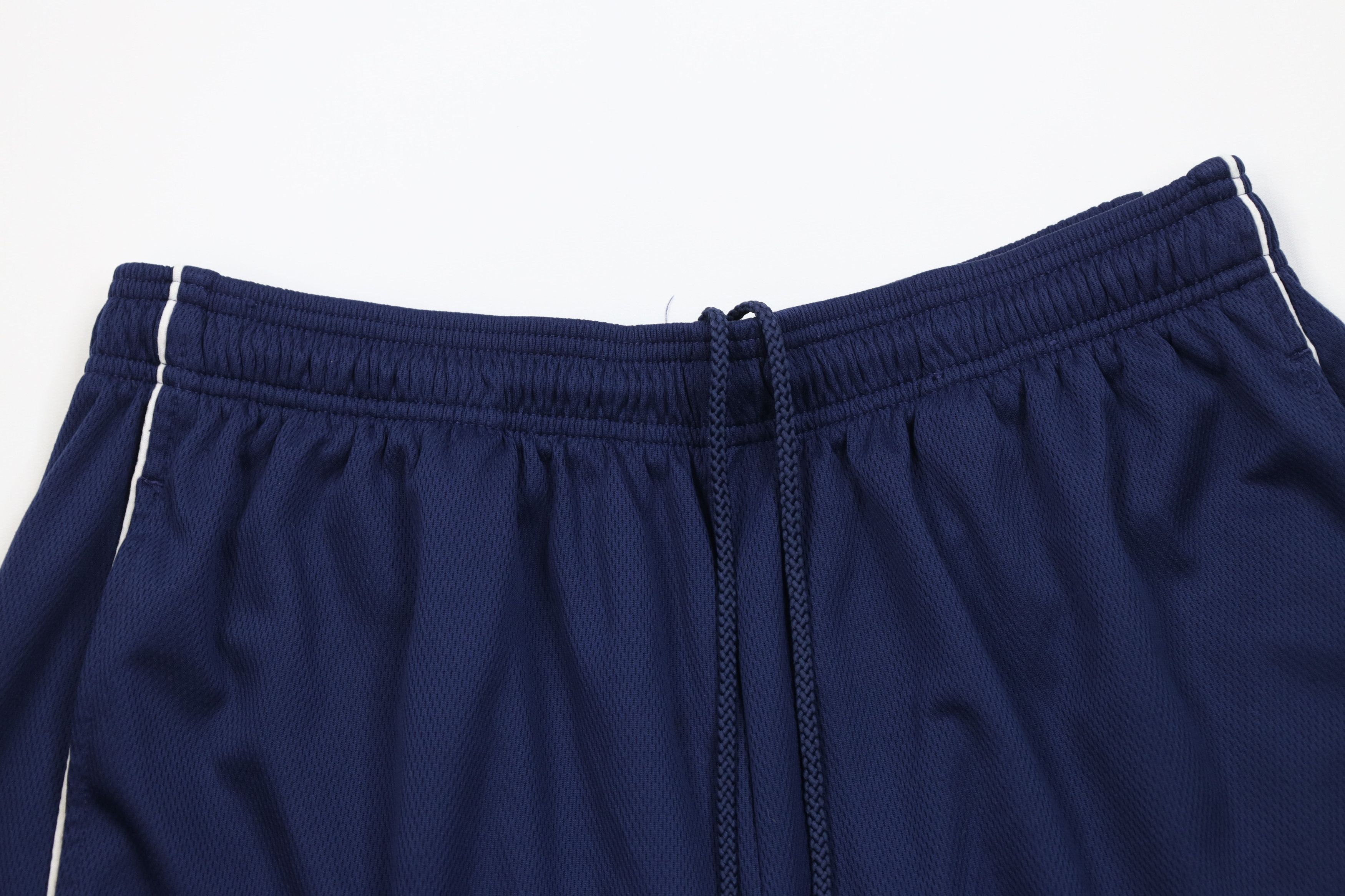 Reebok Vintage 90s Y2K Reebok Knit Above Knee Gym Shorts Blue Size US 36 / EU 52 - 2 Thumbnail