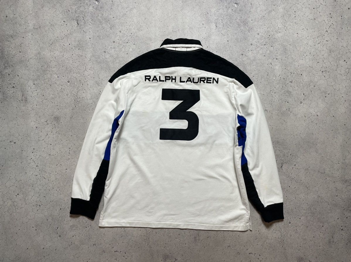 Polo Ralph Lauren Polo Ralph Lauren USA Vintage Rugby Sweatshirt #3 Big Pony Size US XXL / EU 58 / 5 - 2 Thumbnail