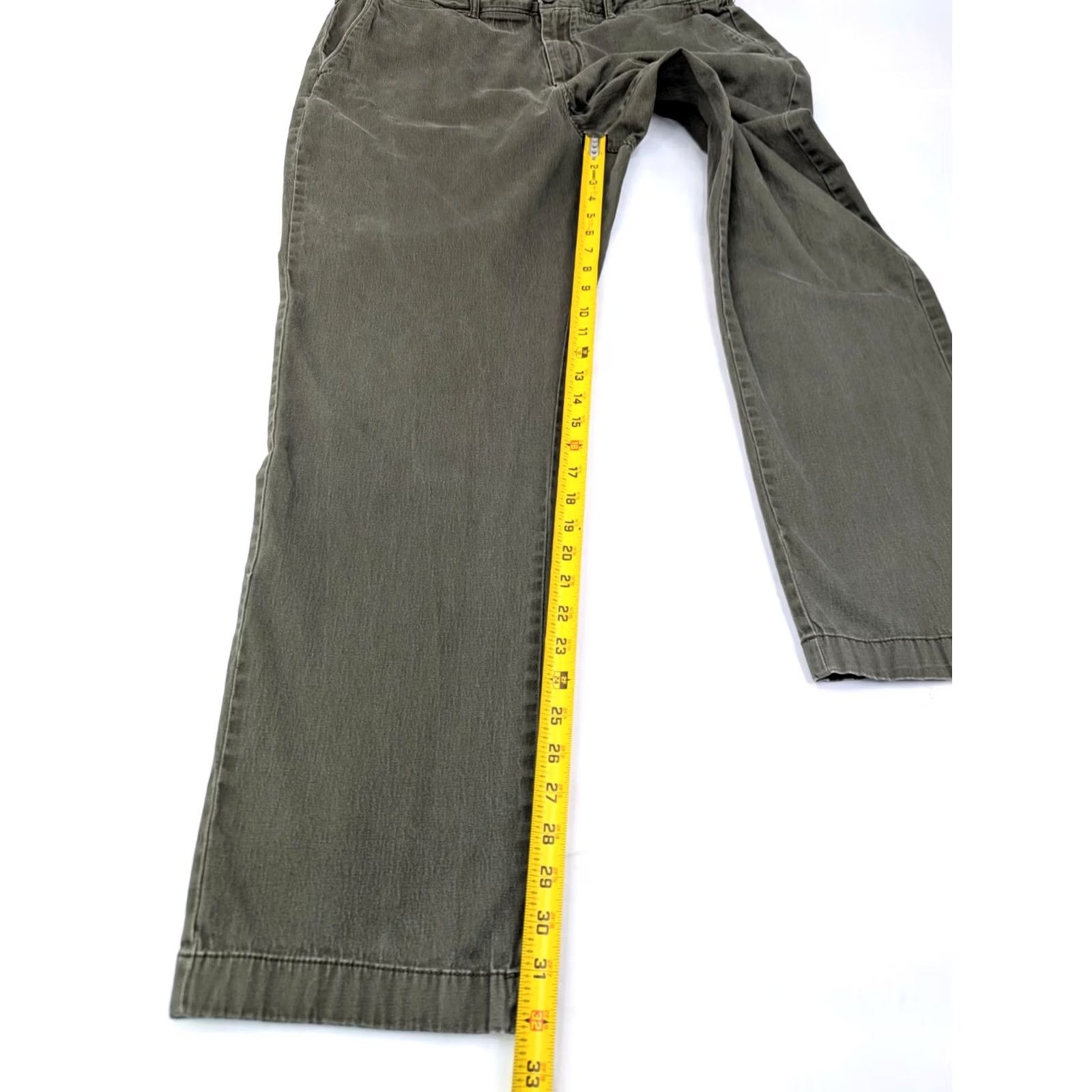 J.Crew J.CREW 1040 Athletic Taper Chino Pants Men 38x32 Olive Green Size US 38 / EU 54 - 3 Thumbnail