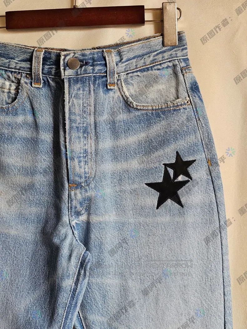 Amiri Amiri Size 25 Women's star jeans Size 25" / US 0 / IT 36 - 2 Thumbnail