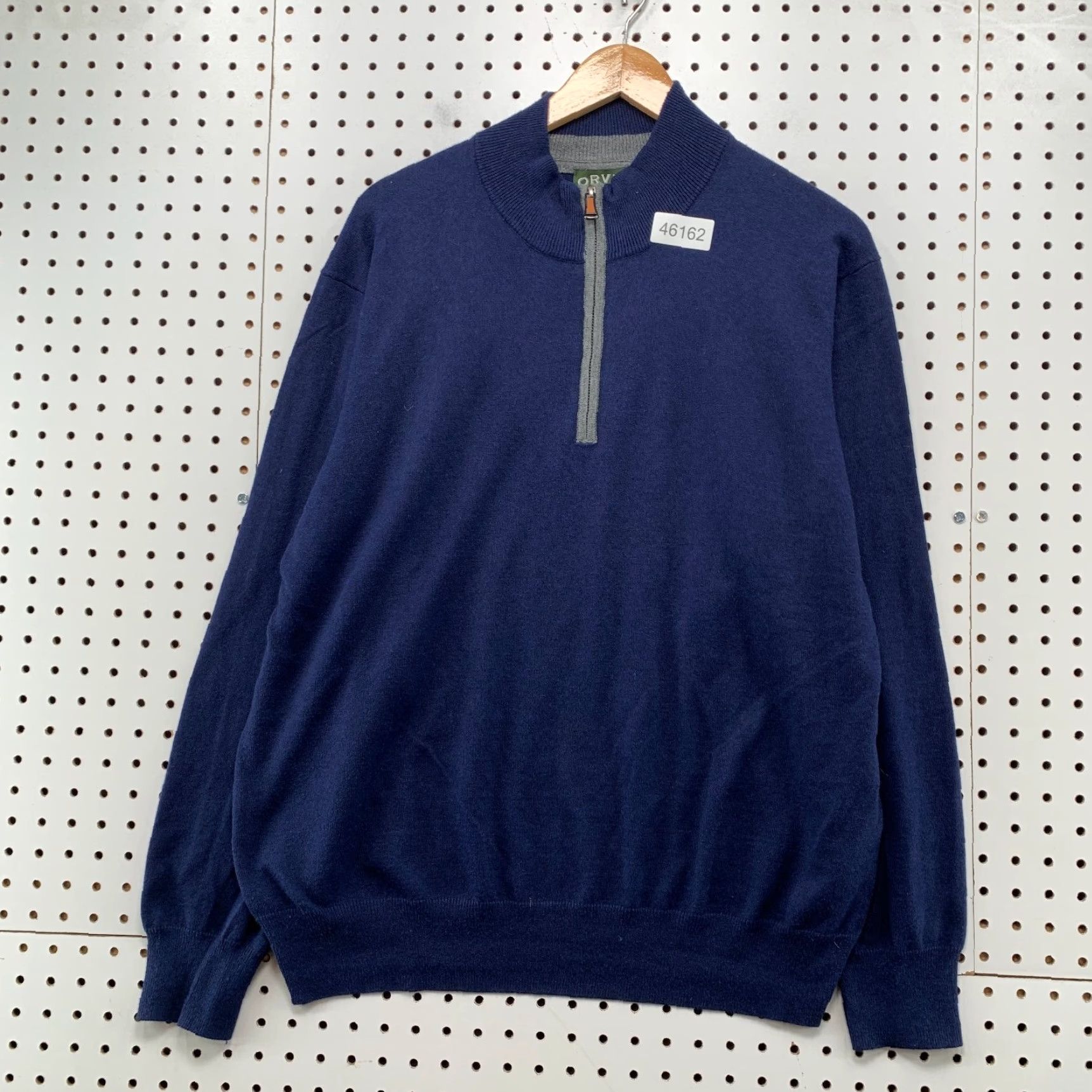 Orvis Orvis Silk Cashmere Sweater Mens Large Blue 1/4 Zip Light Weight Cotton Blend Shirt Pullover Casual Mens Size US L / EU 52-54 / 3 - 2 Thumbnail
