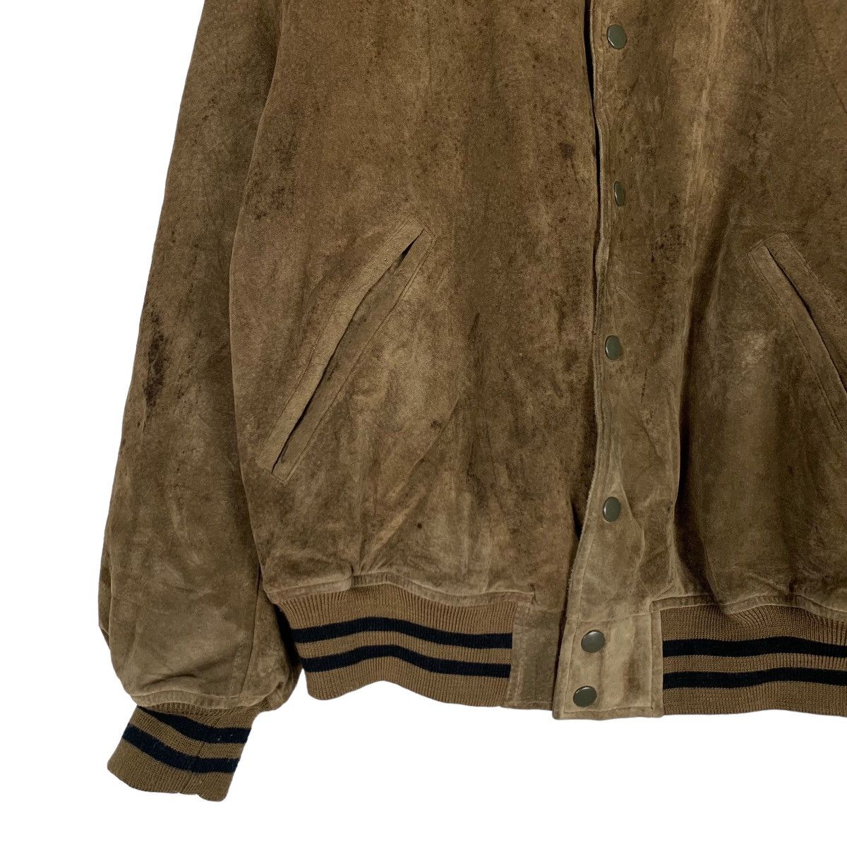 PERSON'S PERSON’S Big Logo Pigskin Leather Varsity Jacket #0925-C41 Size US M / EU 48-50 / 2 - 5 Thumbnail