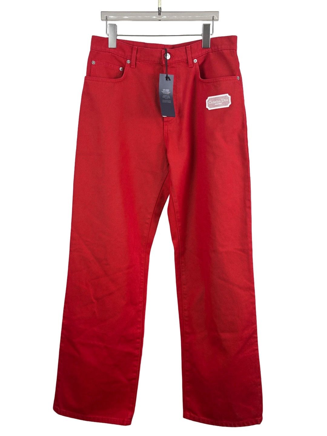 Dior × Hedi Slimane Dior SS05 Red Denim | Grailed