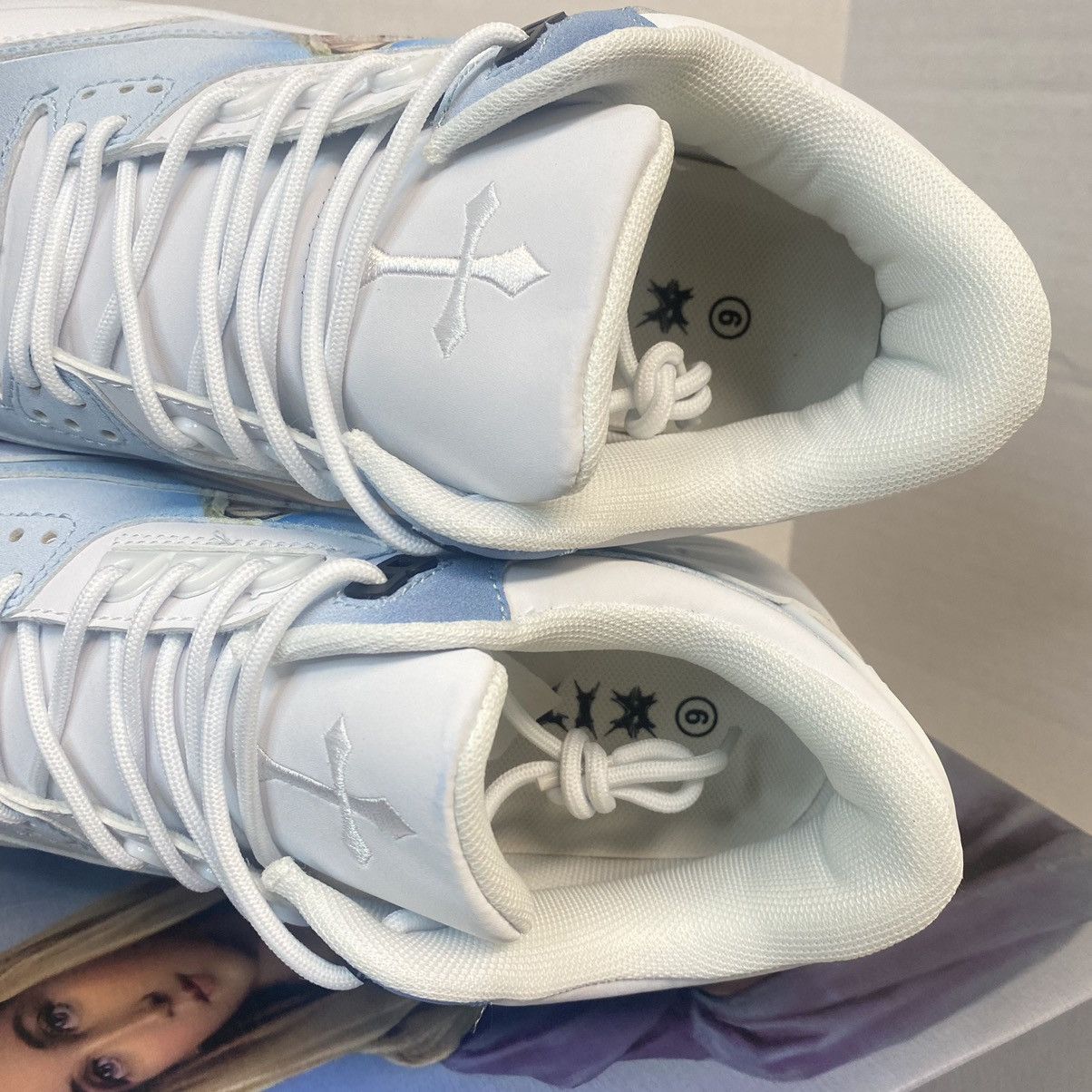 Kitowares Kito Wares Jordan 3 Style Mother Mary Tribute Mens Size 9 Size US 9 / EU 42 - 8 Thumbnail