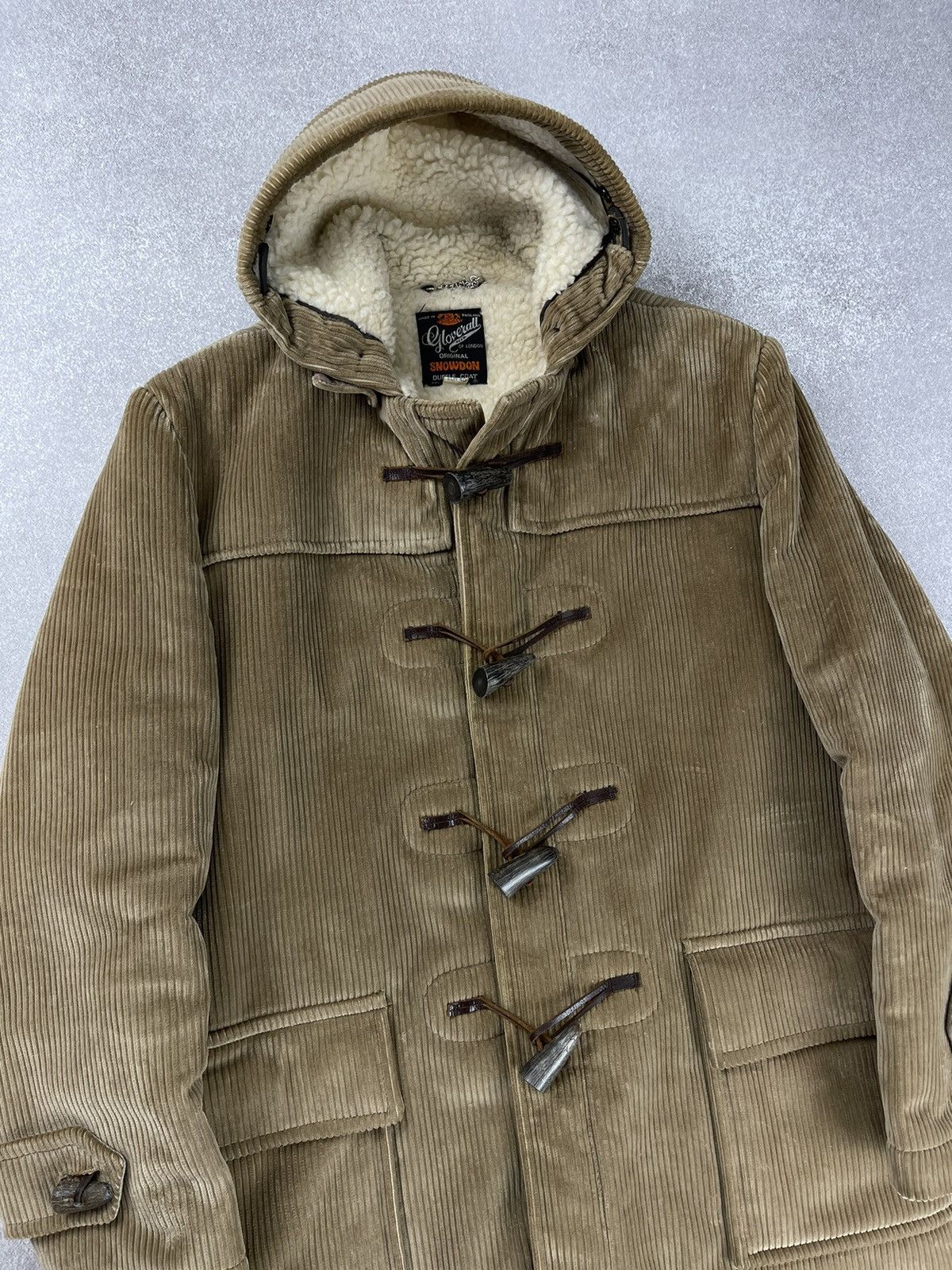 Gloverall × Vintage Vintage Gloverall Corduroy Duffle Coat Jacket Size US M / EU 48-50 / 2 - 3 Thumbnail