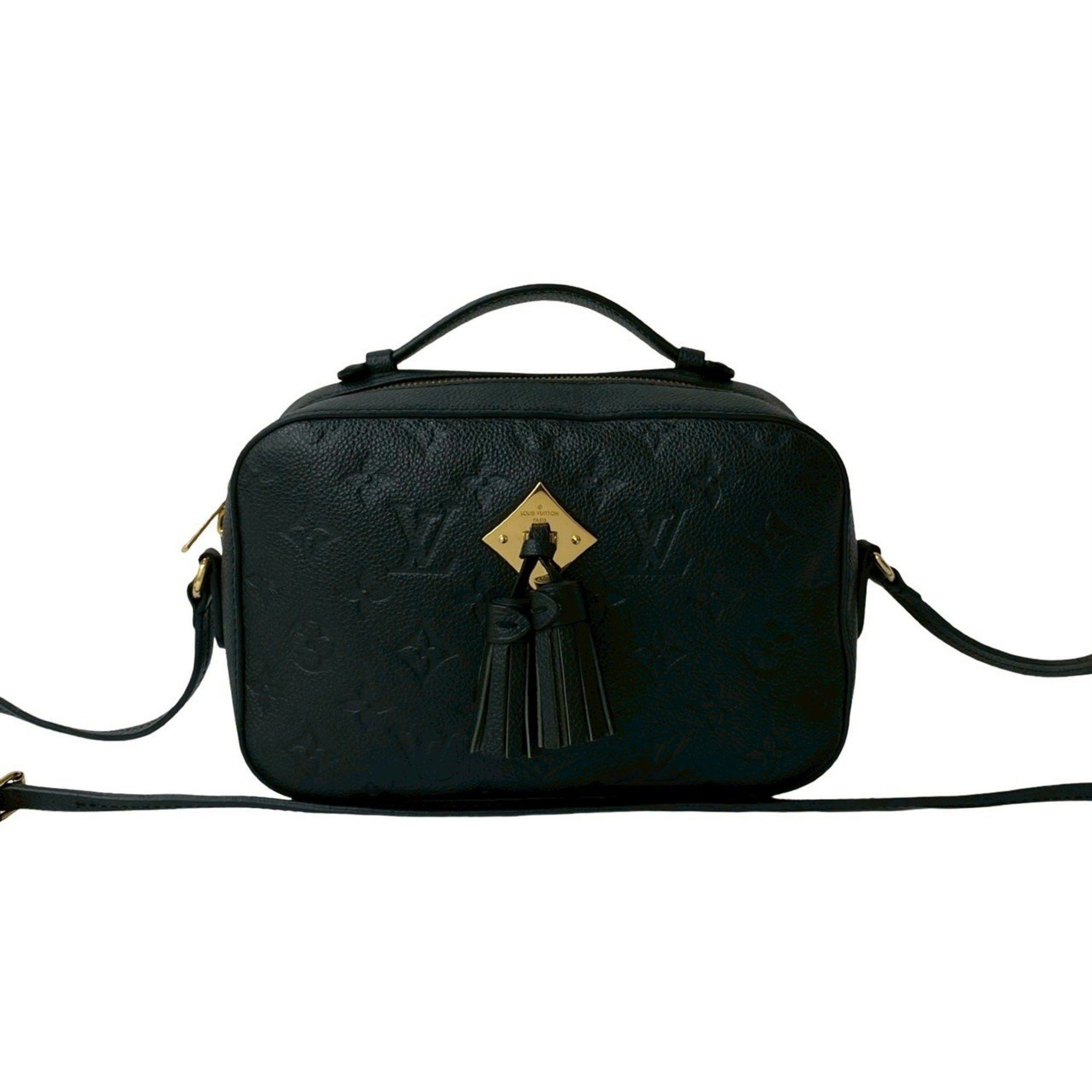 LOUIS VUITTON Saintonge Monogram Empreinte Leather Tassel Shoulder