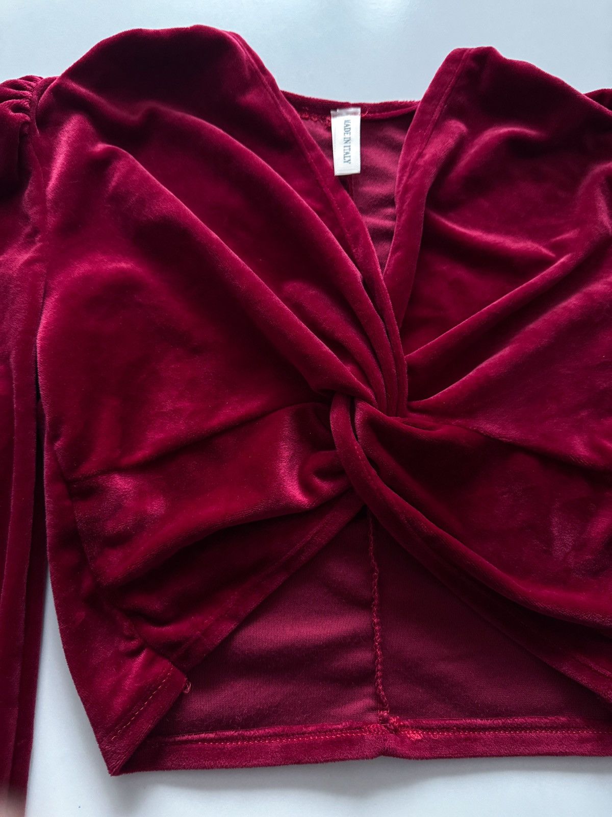 Other Cherry velvet top Size M / US 6-8 / IT 42-44 - 5 Thumbnail