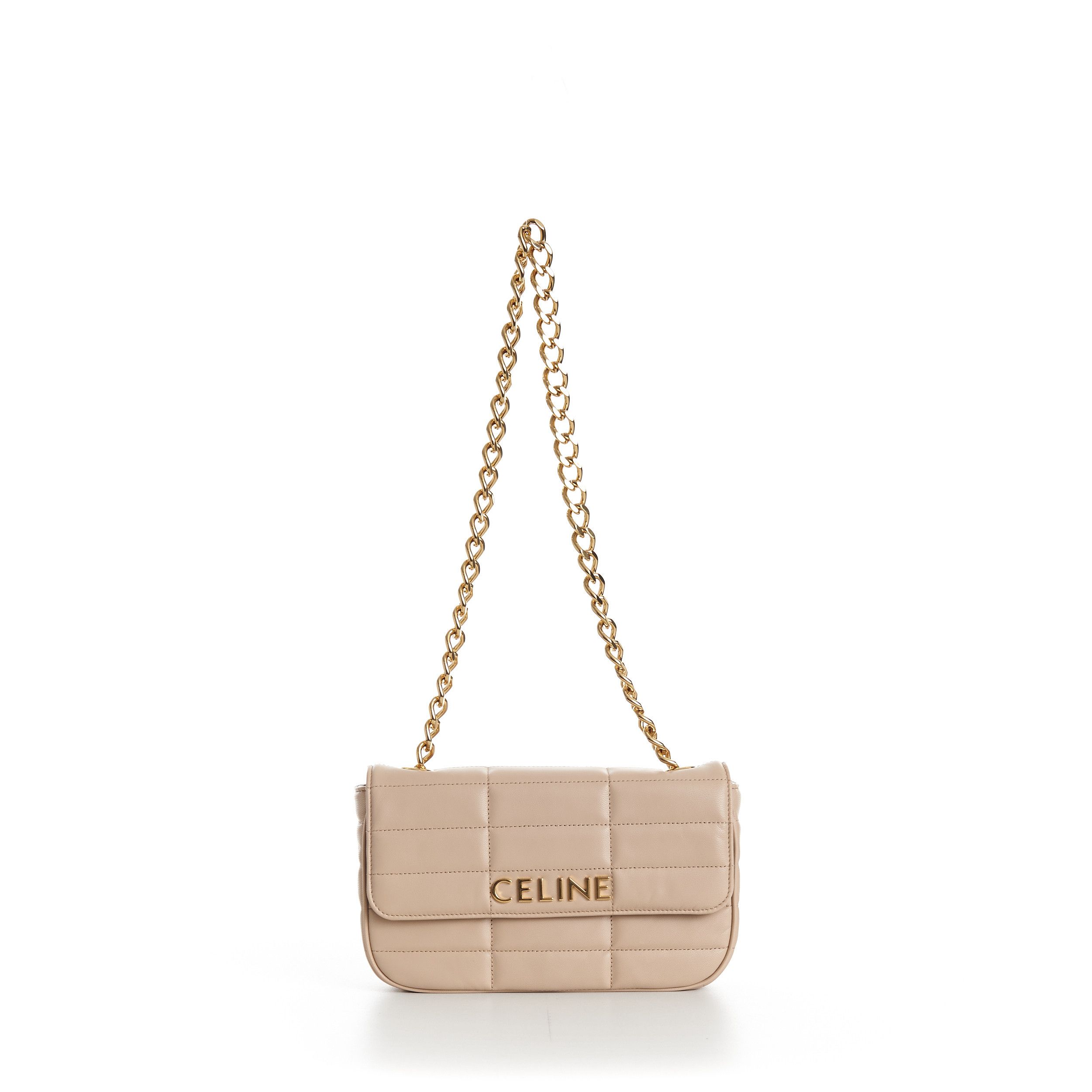 Celine Chain Shoulder Bag Matelasse Monochrome Celine Size ONE SIZE - 10 Thumbnail