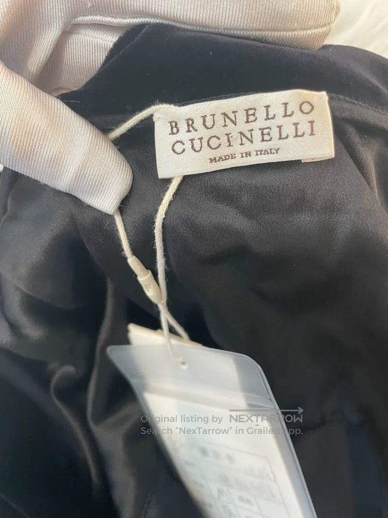 Brunello Cucinelli Brunello Cucinelli size M Black Long Sleeve Jumpsuit Size 25" / US 0 / IT 36 - 3 Thumbnail