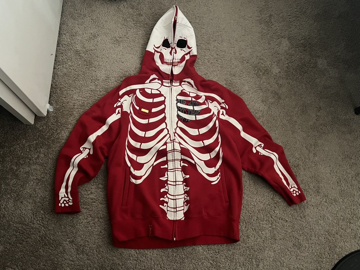 LRG Vintage LRG Dead Serious Skeleton Full Zip Hoodie XL Size US XL / EU 56 / 4 - 1 Thumbnail