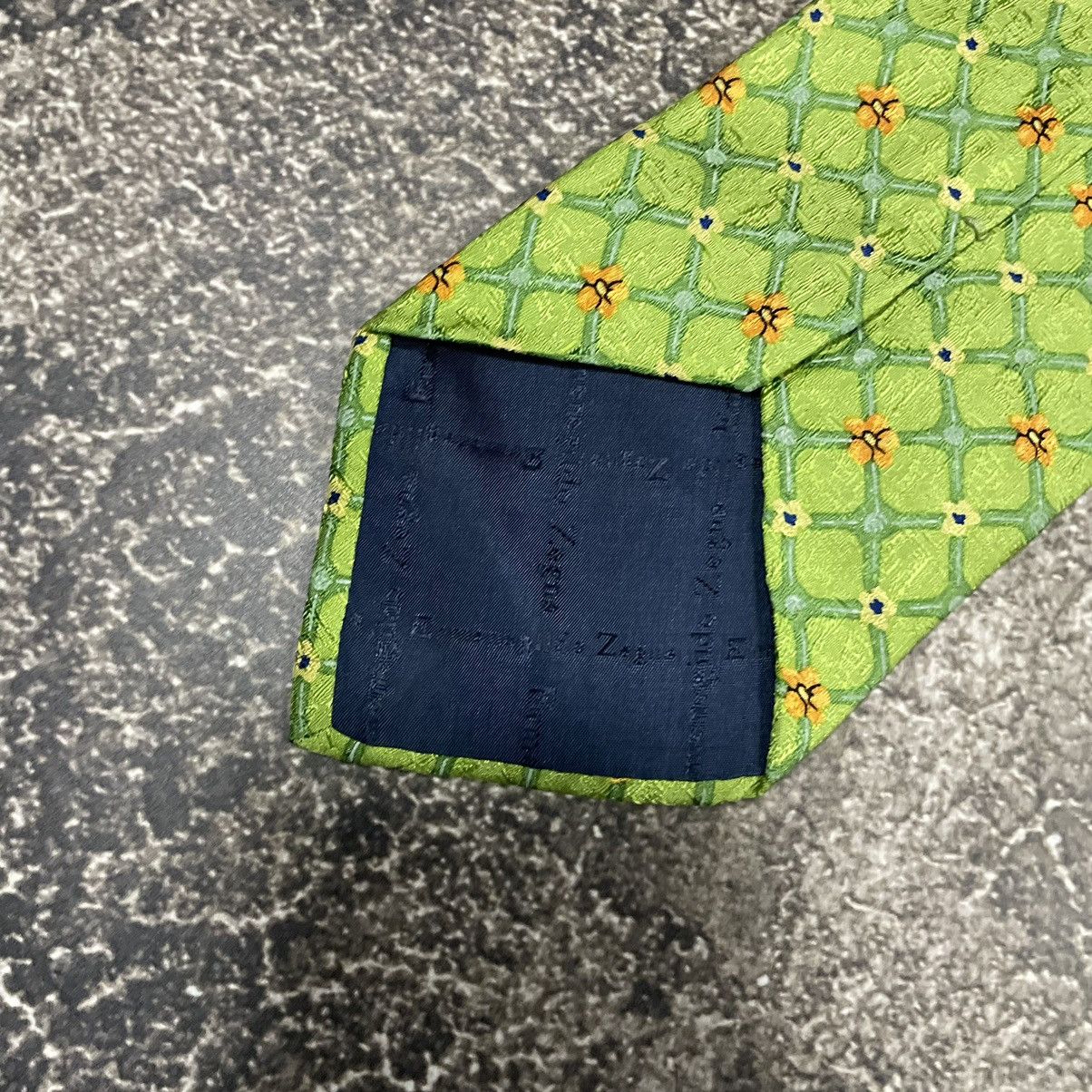 Ermenegildo Zegna × Vintage Rare Ermenedildo Zegna Tie Luxury 90’s Size ONE SIZE - 8 Thumbnail