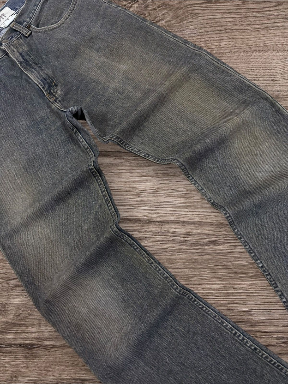 Gap Y2K GAP Bootcut Mud Washed Grunge Jeans Size US 30 / EU 46 - 4 Thumbnail
