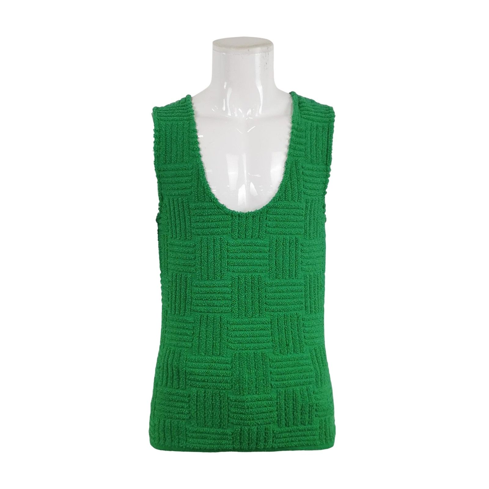 Bottega Veneta Bottega Veneta Intrecciato Texture Tank Top US M Size US M / EU 48-50 / 2 - 1 Thumbnail