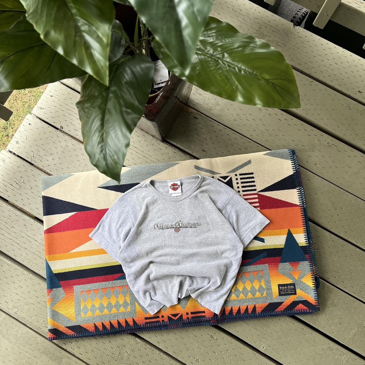 Harley Davidson Harley Davidson Baby Tee T Shirt Size Large gray Size L / US 10 / IT 46 - 1 Thumbnail