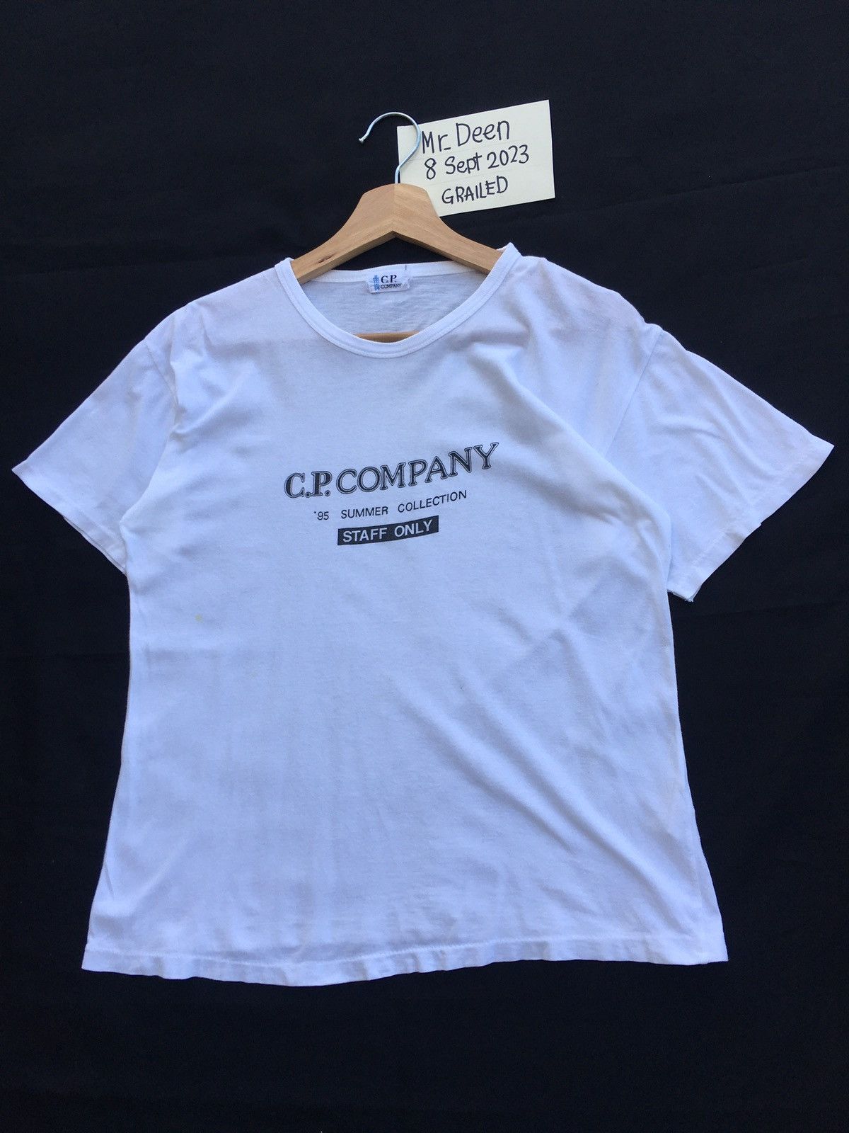 C.P. Company Vintage 90s Summer Collection CP Company Spellout Tshirt Size US S / EU 44-46 / 1 - 5 Thumbnail
