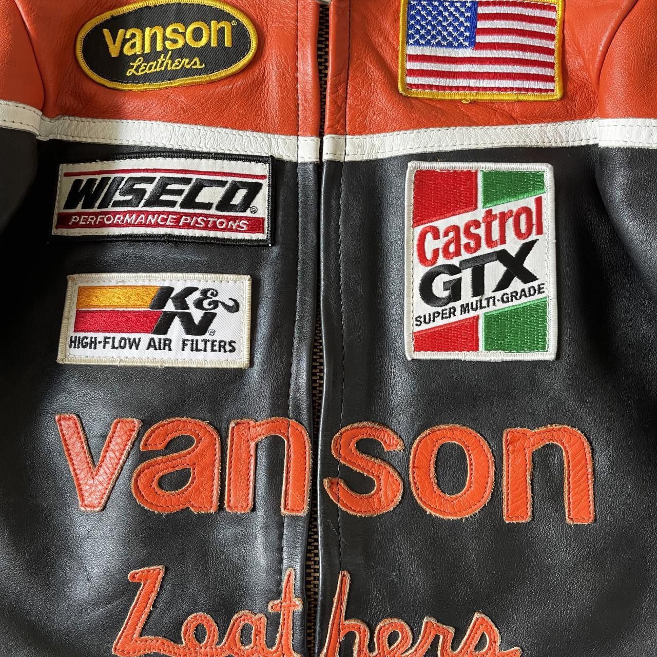 Vanson Leathers Vanson Leathers Leather Racing Jacket Size US S / EU 44-46 / 1 - 3 Thumbnail