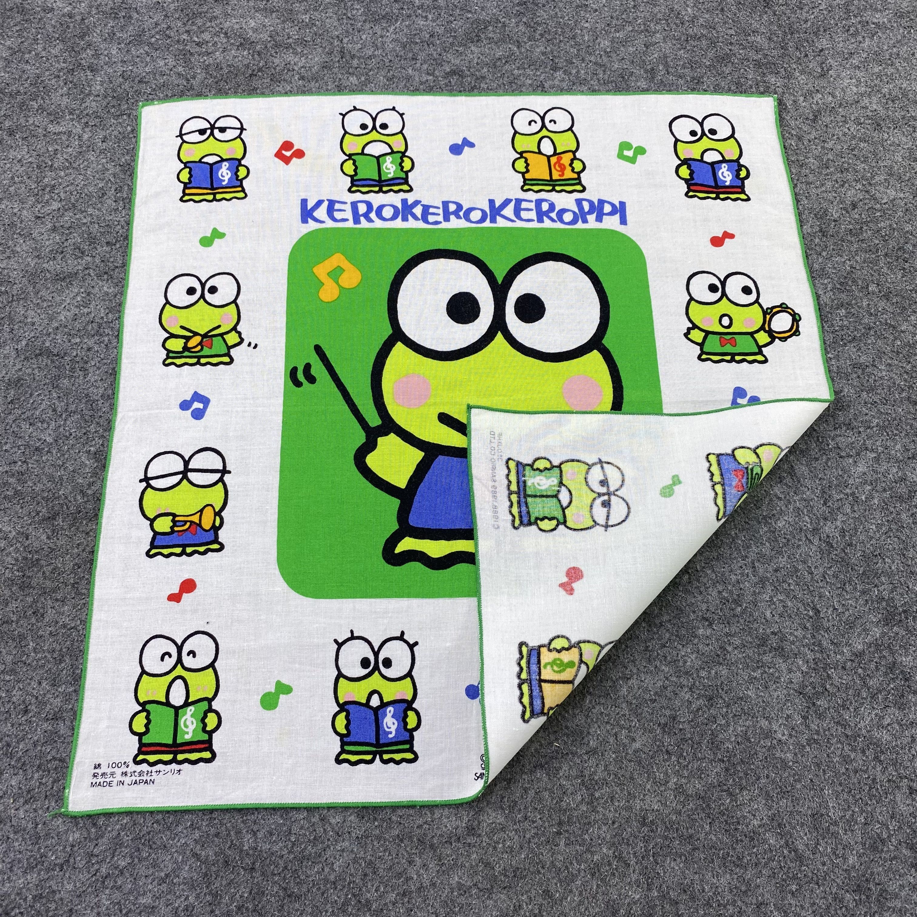 Anime KEROKEROKEROPPI Handkerchief Neckerchief Bandana-B1447 Size ONE SIZE - 5 Thumbnail