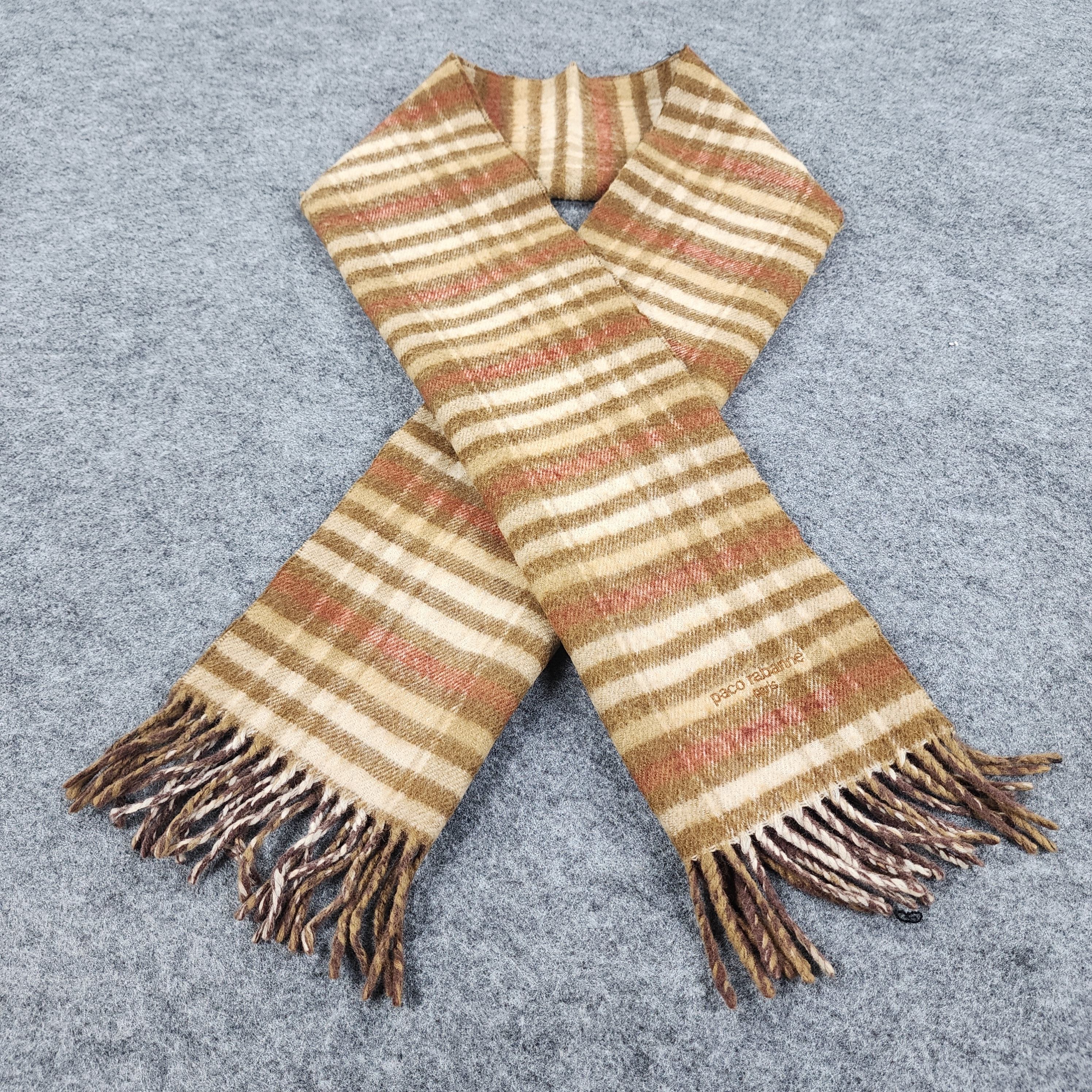 Paco Rabanne × Vintage Paco Rabanne Scarf / Muffler / Neckwear D001 Size ONE SIZE - 1 Thumbnail