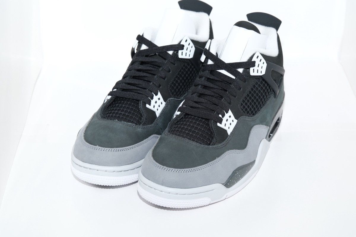 Jordan Brand Nike Air Jordan 4 2024 Retro Fear Black White FQ8138-002 Size US 11.5 / EU 44-45 - 1 Thumbnail