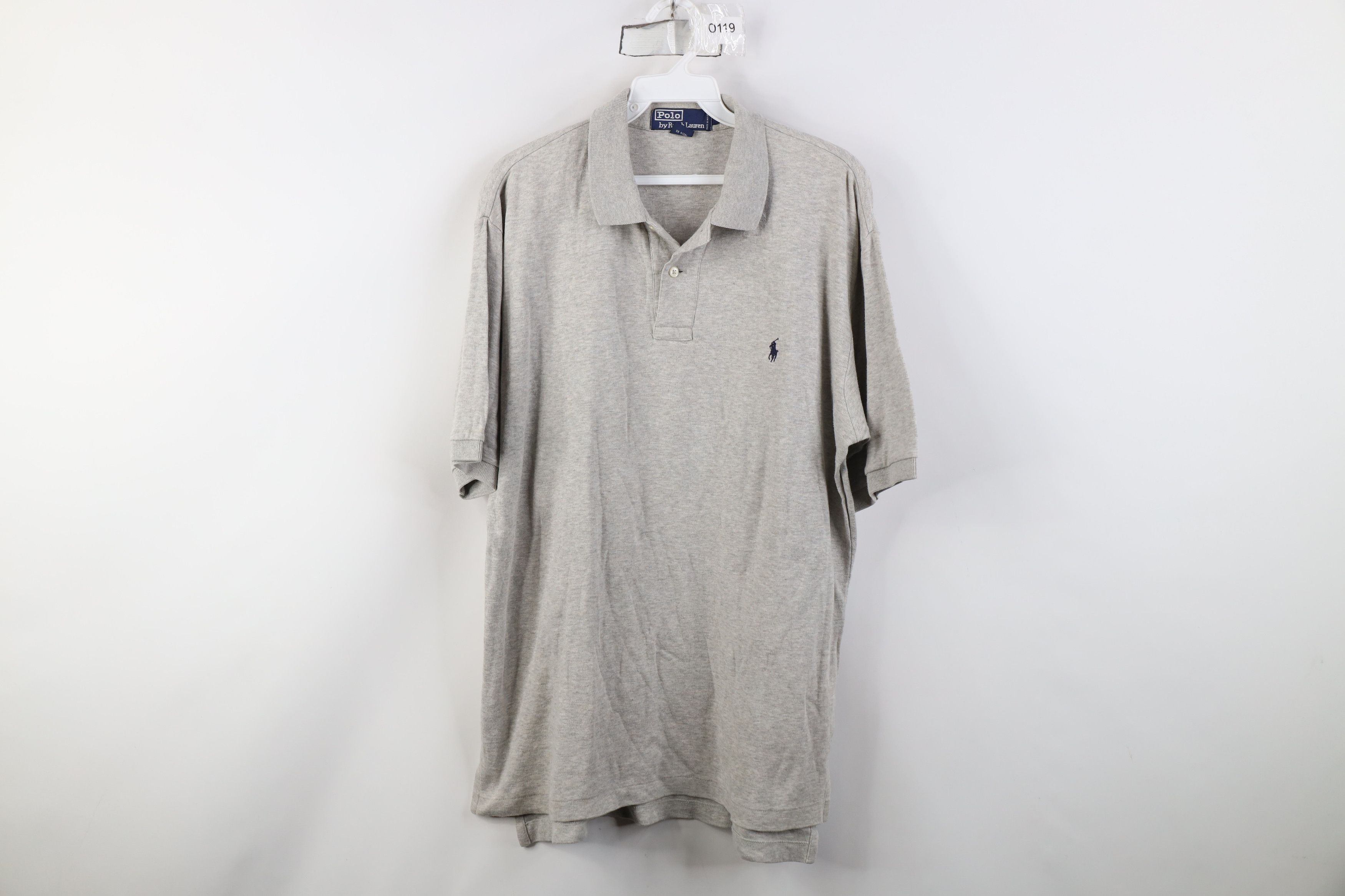 Ralph Lauren Vintage 90s Ralph Lauren Cotton Golf Polo Shirt Heather Gray Size US M / EU 48-50 / 2 - 1 Thumbnail