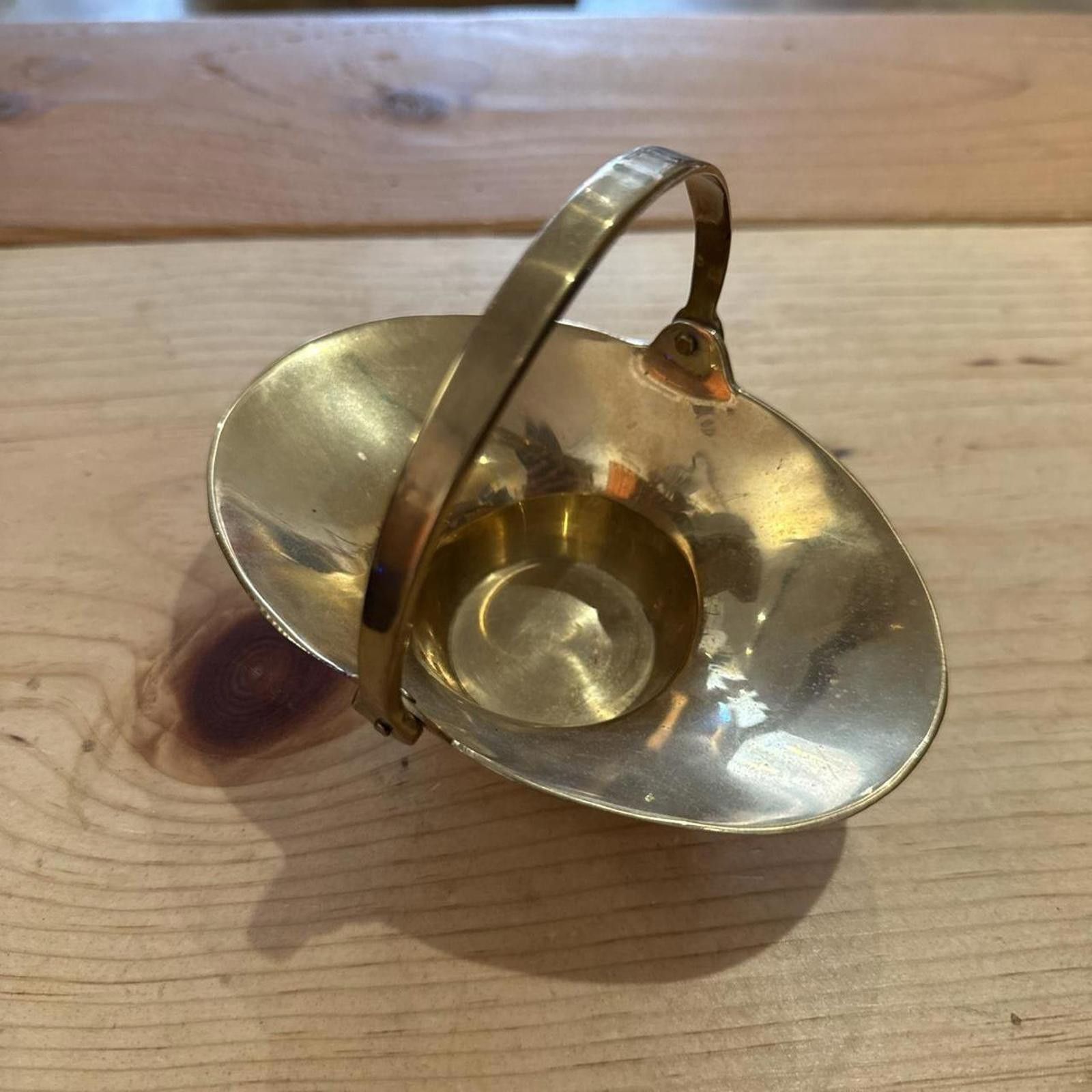 Other Vintage Oblong Handled Open Brass Basket Size ONE SIZE - 2 Thumbnail